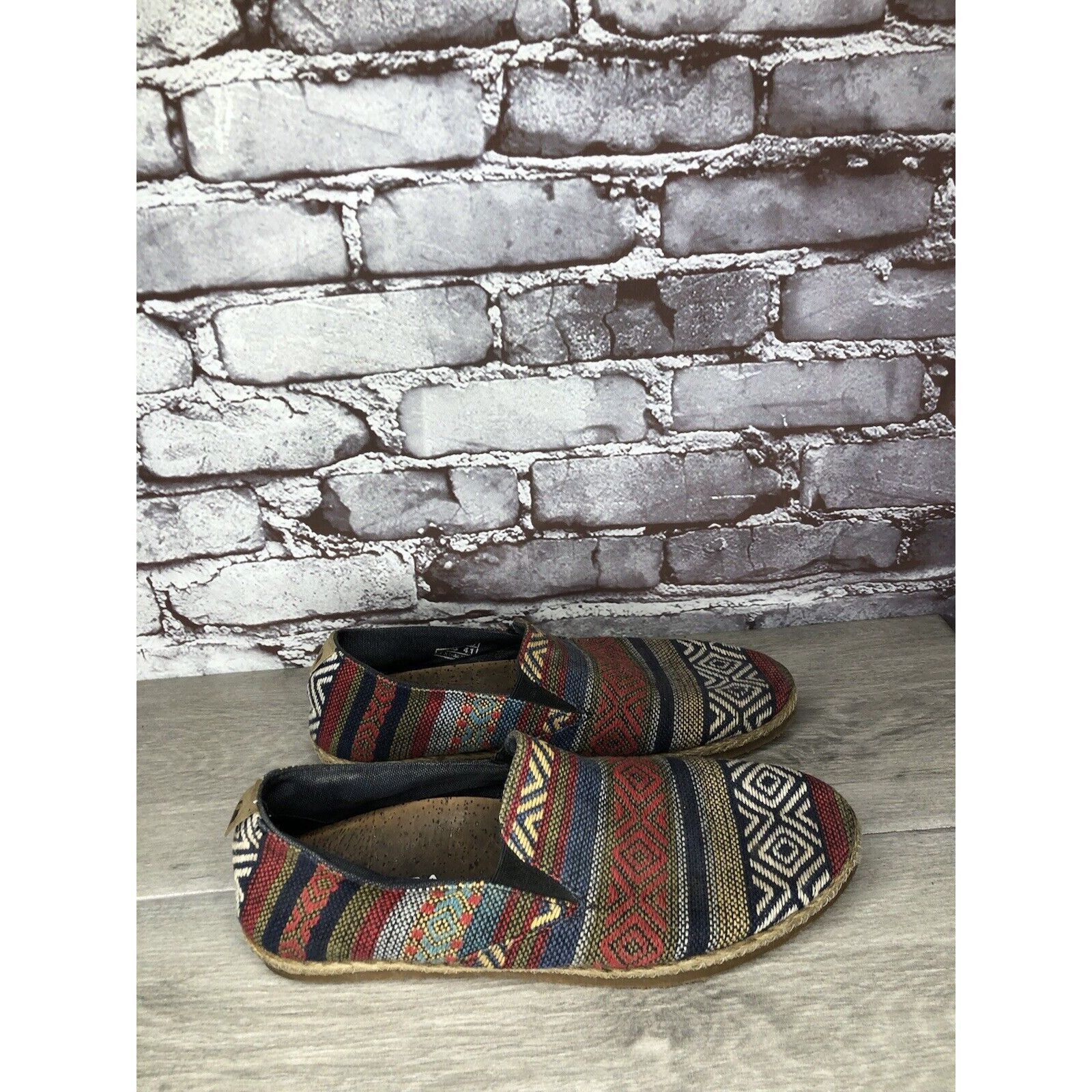 Other PATARA Chiang Mai Seeker MultiColor Fabric Slip On Loafers S Size US 8 / EU 41 - 17 Thumbnail