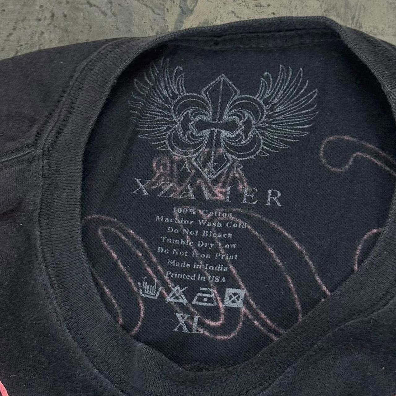 Affliction Affliction Men's Black and Cream Tshirt Size US XL / EU 56 / 4 - 5 Thumbnail