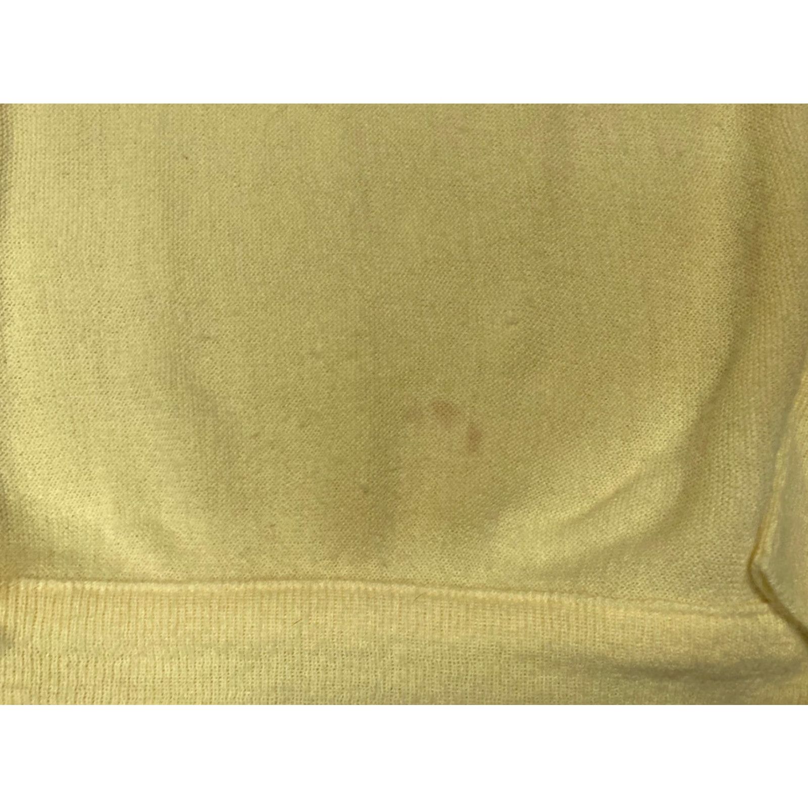 Lacoste VINTAGE Lacoste Mens Yellow Crew Neck Sweater L Retro M/L Stains Size US L / EU 52-54 / 3 - 2 Thumbnail