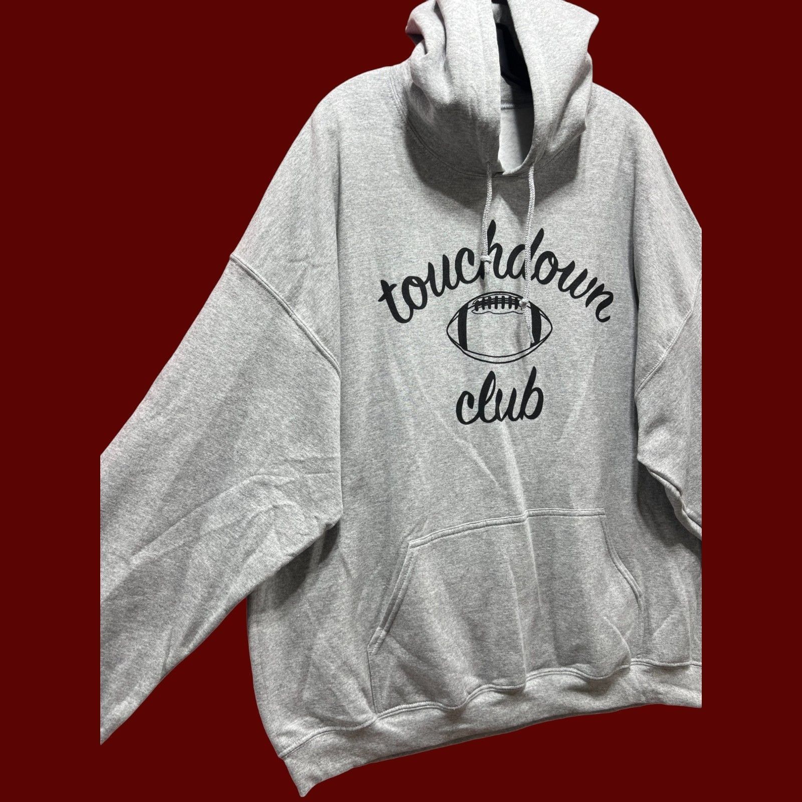 Gildan Gildan - Men's Long Sleeve Hooded Sweatshirt - Grey - 3XL Size ONE SIZE - 13 Thumbnail