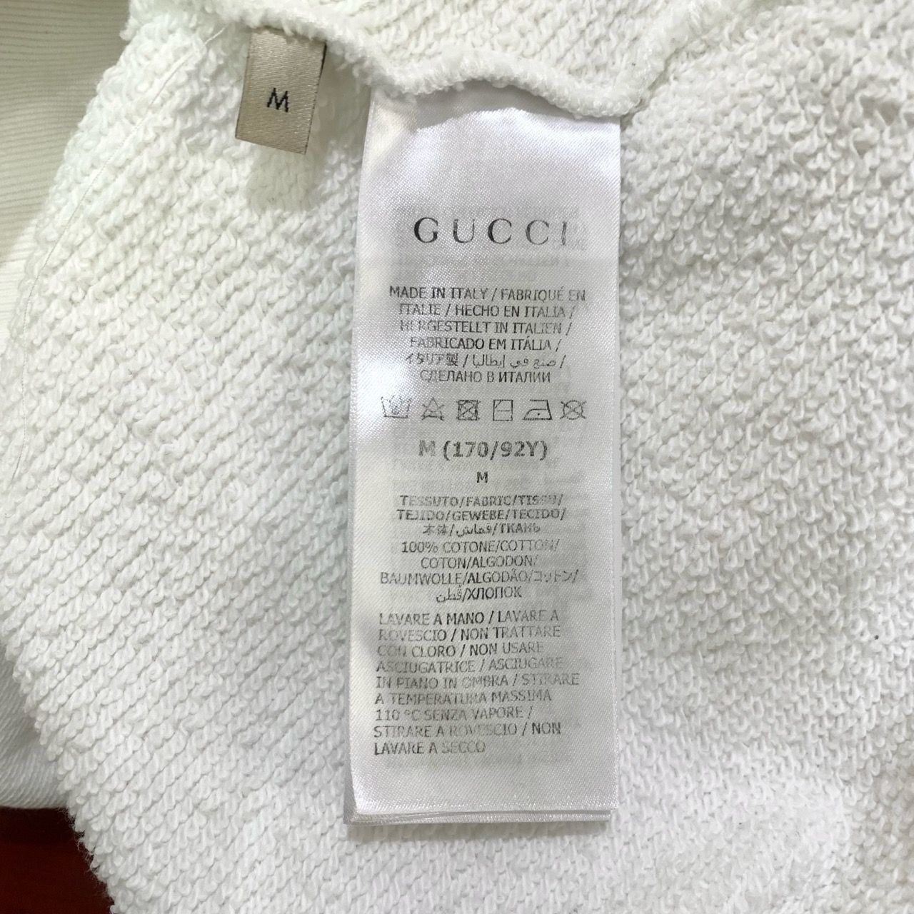 Gucci Gucci Logo Print Hooded Long Sleeve Sweatshirt (Size M) Size M / US 6-8 / IT 42-44 - 2 Thumbnail