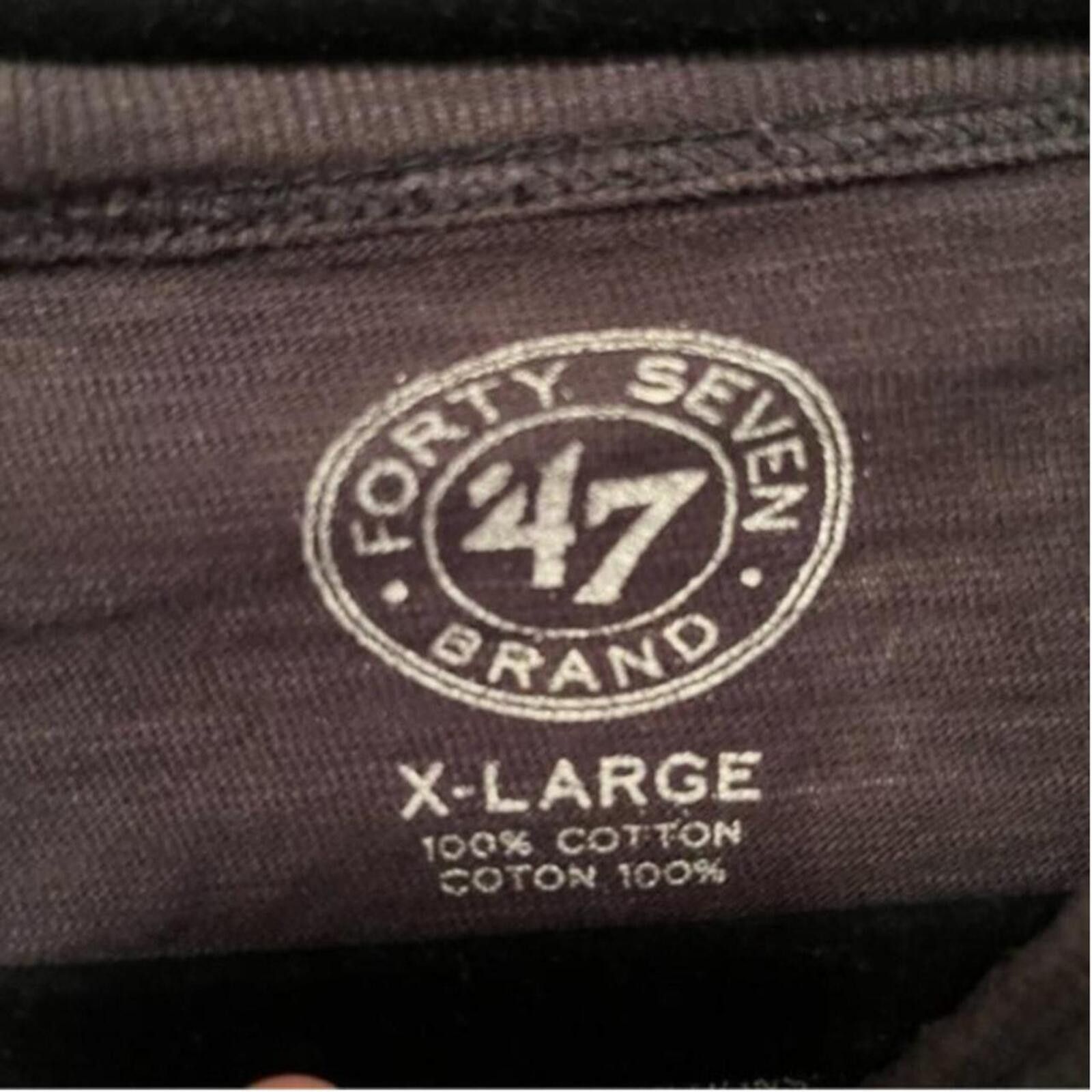 47 Brand San Francisco 49ers Black Graphic T-Shirt XL Size US XL / EU 56 / 4 - 4 Thumbnail