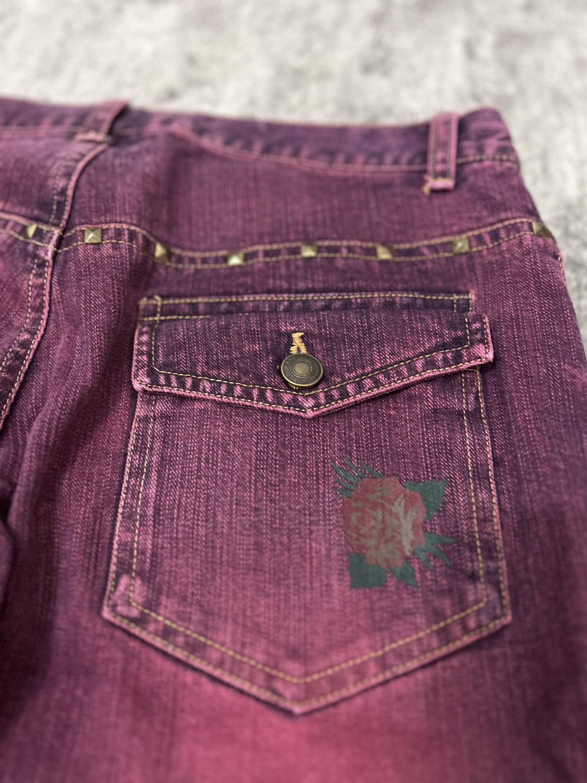 Vintage Rustenburg Homme Scorpion Distressed Jeans Size US 32 / EU 48 - 12 Thumbnail
