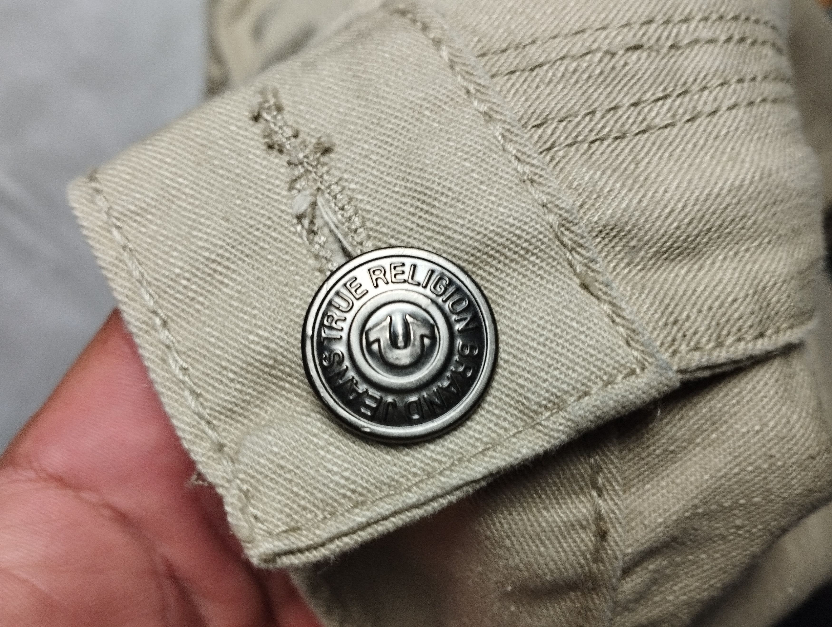 True Religion × Vintage True Religion Straight Beige Jeans Pants Ricky Super T Size US 34 / EU 50 - 14 Thumbnail