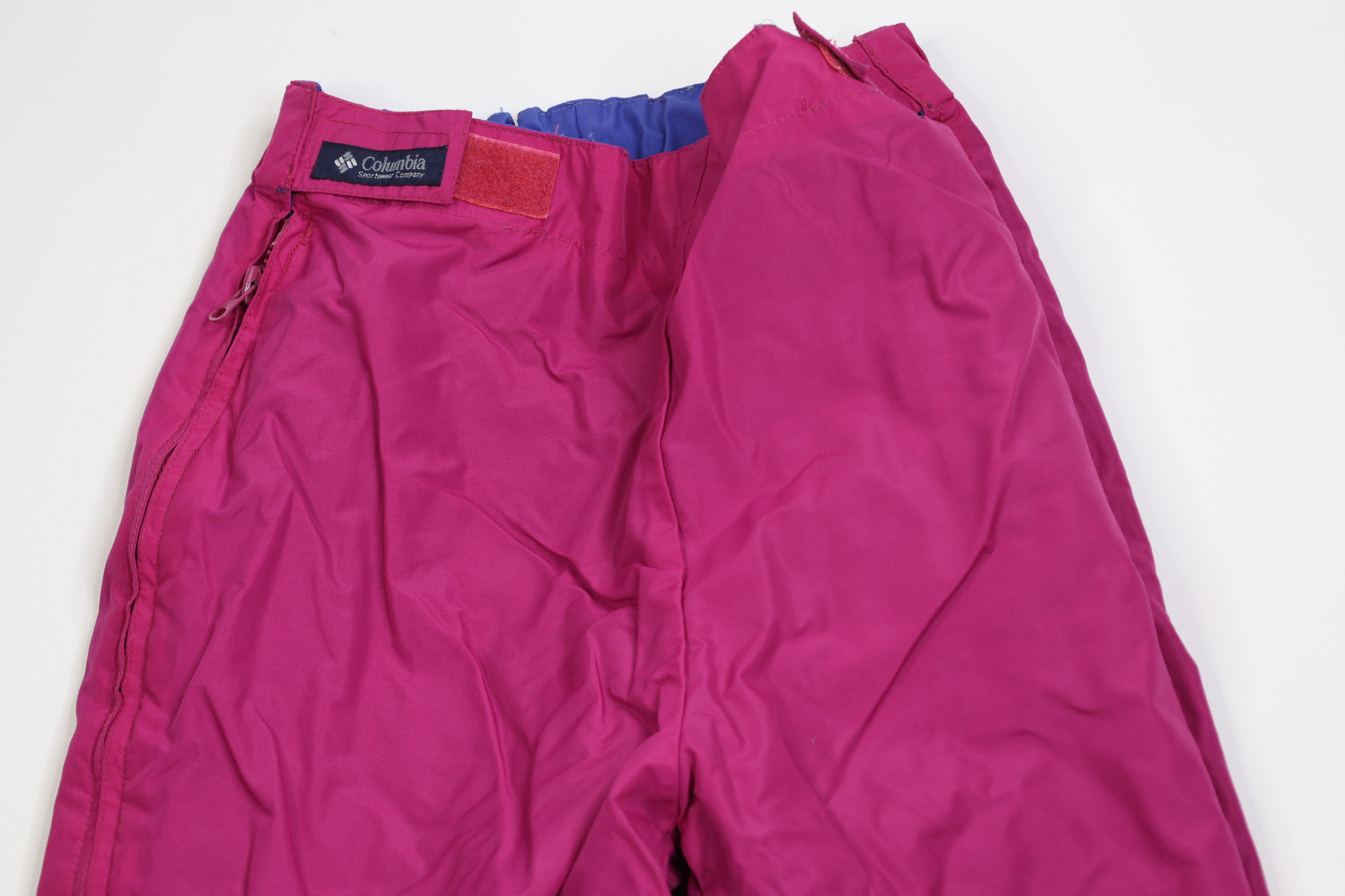 Columbia Vintage 90s Columbia Reversible Waterproof Rain Pants Size 28" / US 6 / IT 42 - 12 Thumbnail