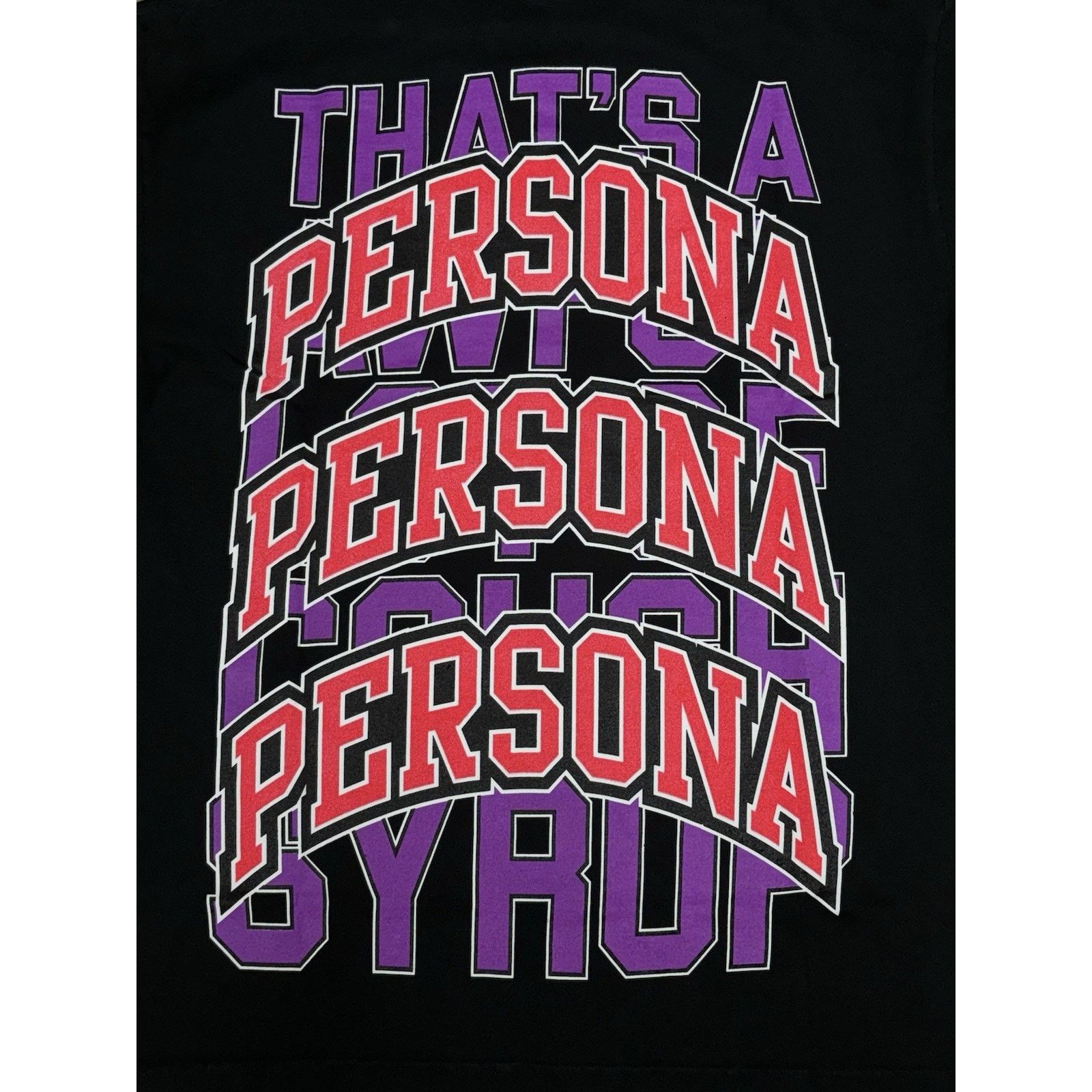 Awful Lot of Cough Syrup Awful Lot Of Cough Syrup X Persona T-Shirt ' Black ' | NEW! Size US XL / EU 56 / 4 - 10 Thumbnail