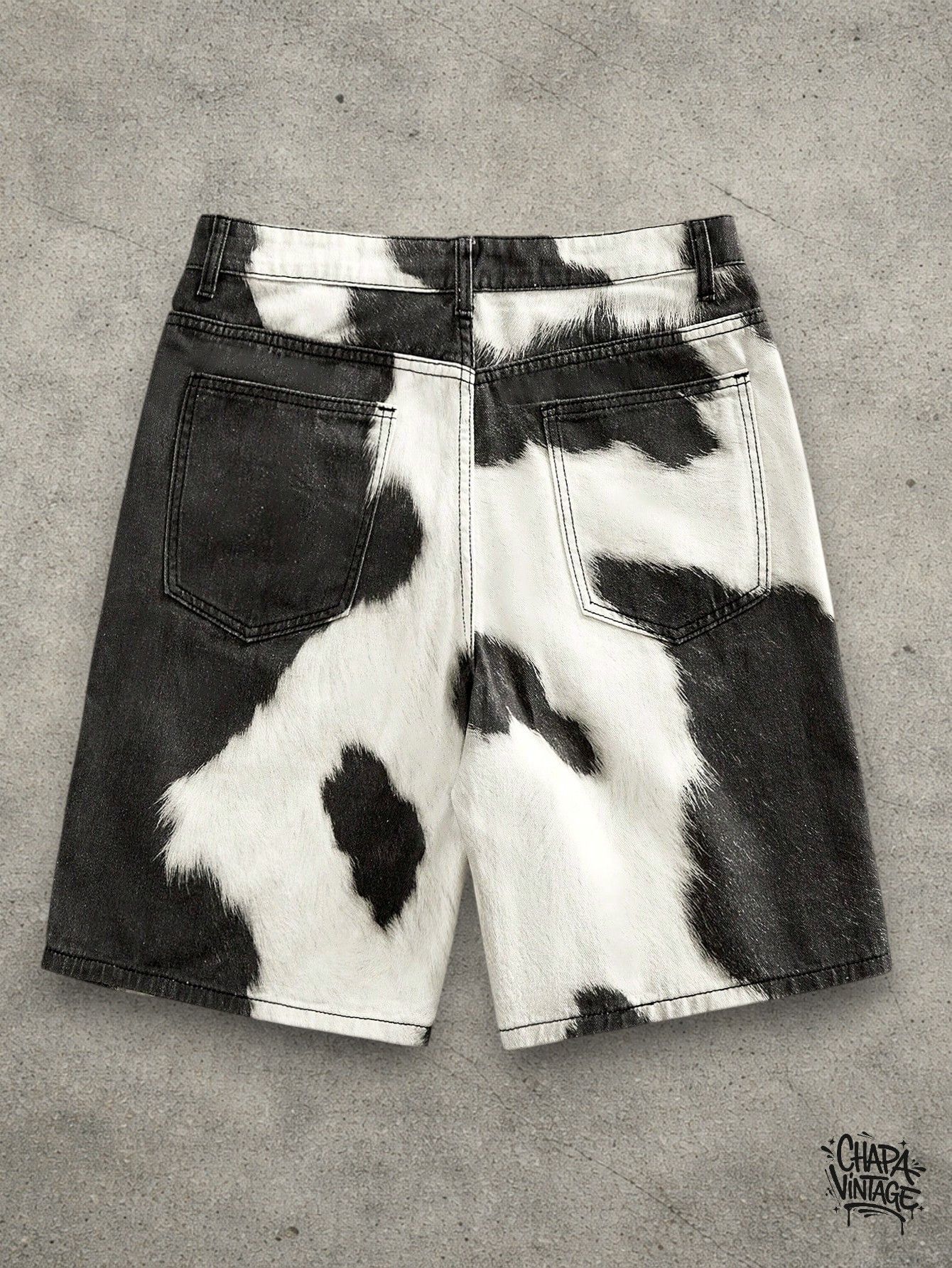 Japanese Brand Cow design shorts Size US 32 / EU 48 - 2 Thumbnail