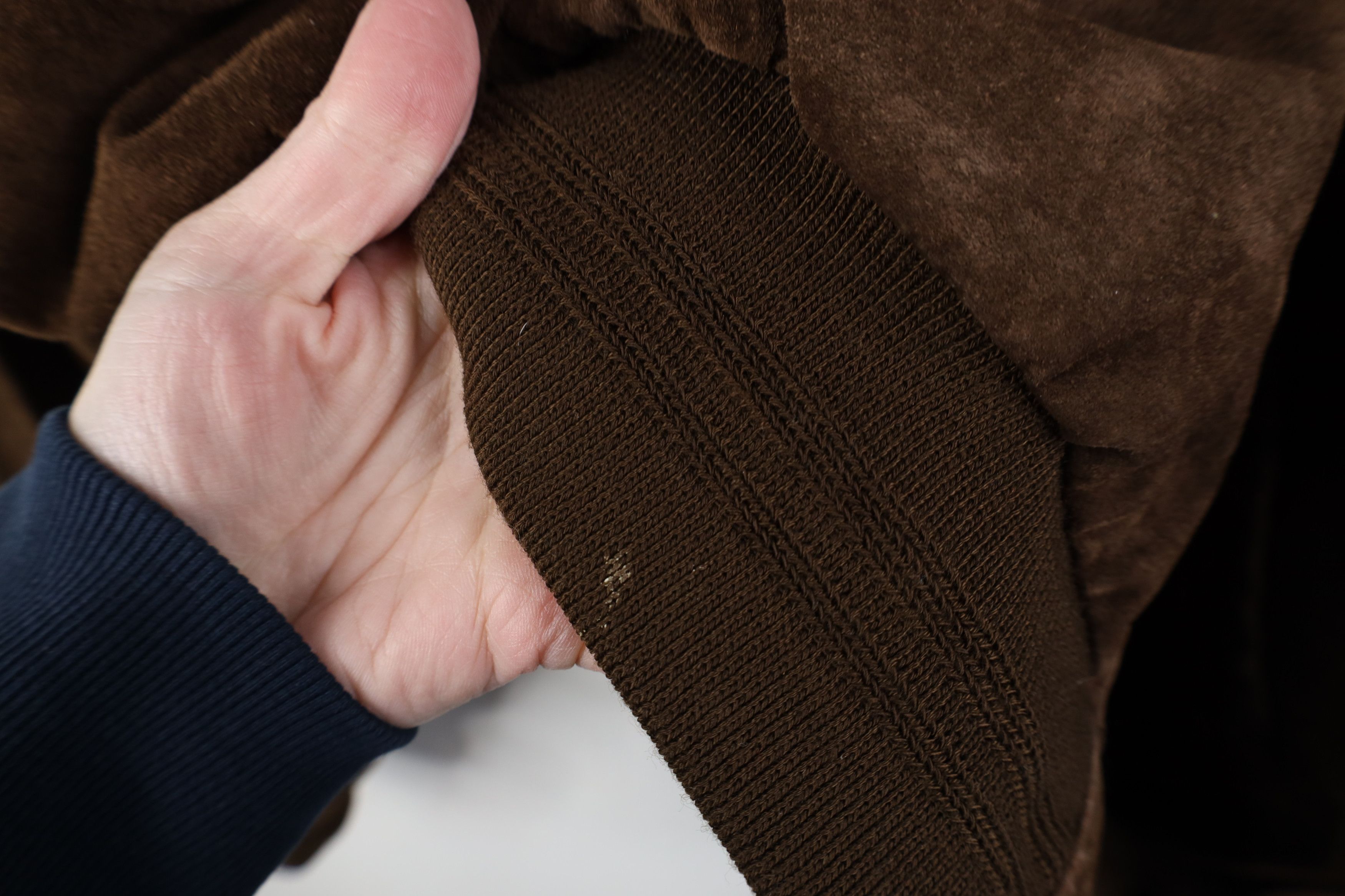 Vintage Vintage 90s Streetwear Suede Leather Bomber Jacket Brown Size US XL / EU 56 / 4 - 8 Thumbnail