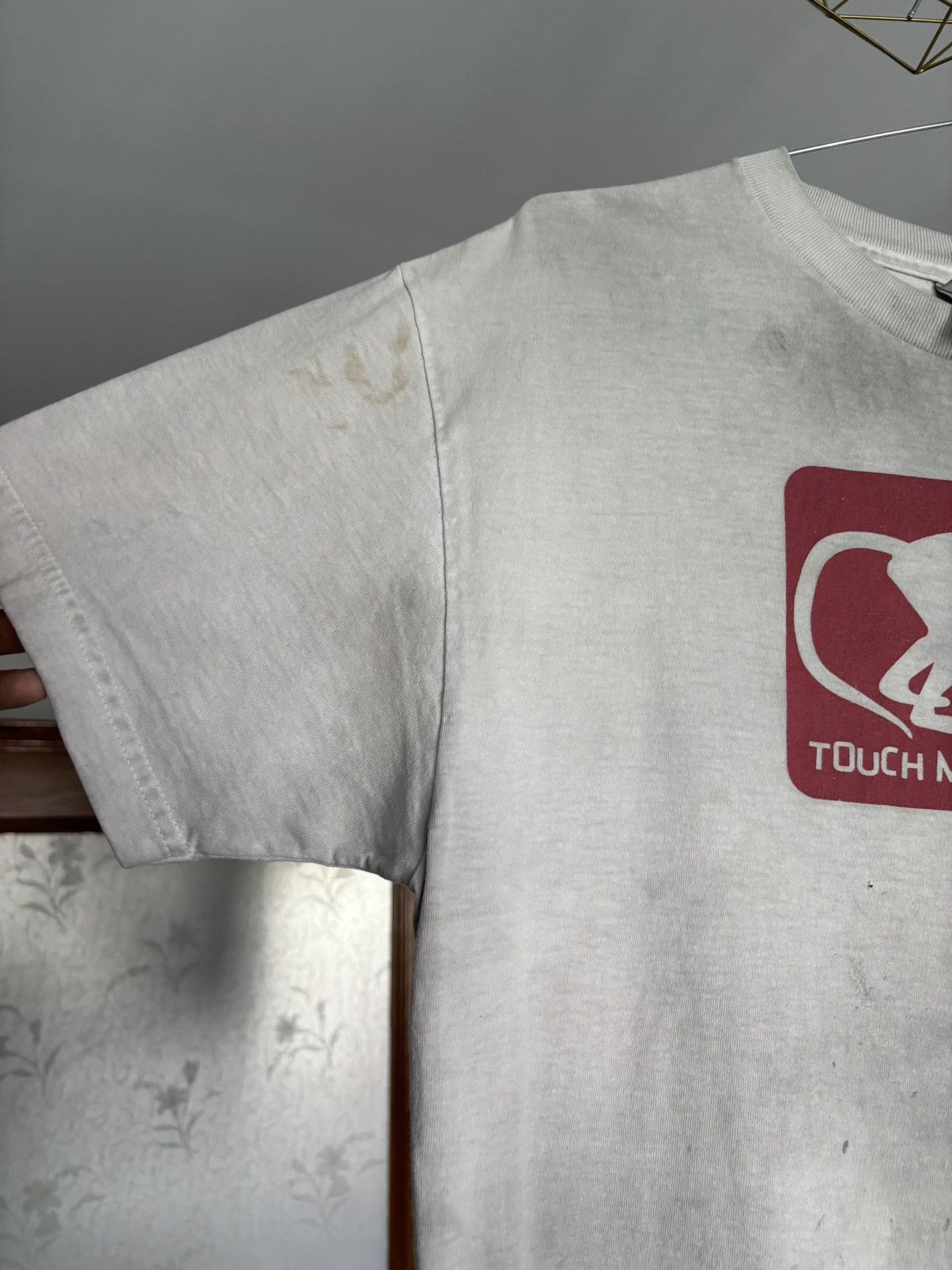 Vintage Thrashed Tounch My Monkey Tee Shirt Distressed ERD Grunge Size US L / EU 52-54 / 3 - 4 Thumbnail