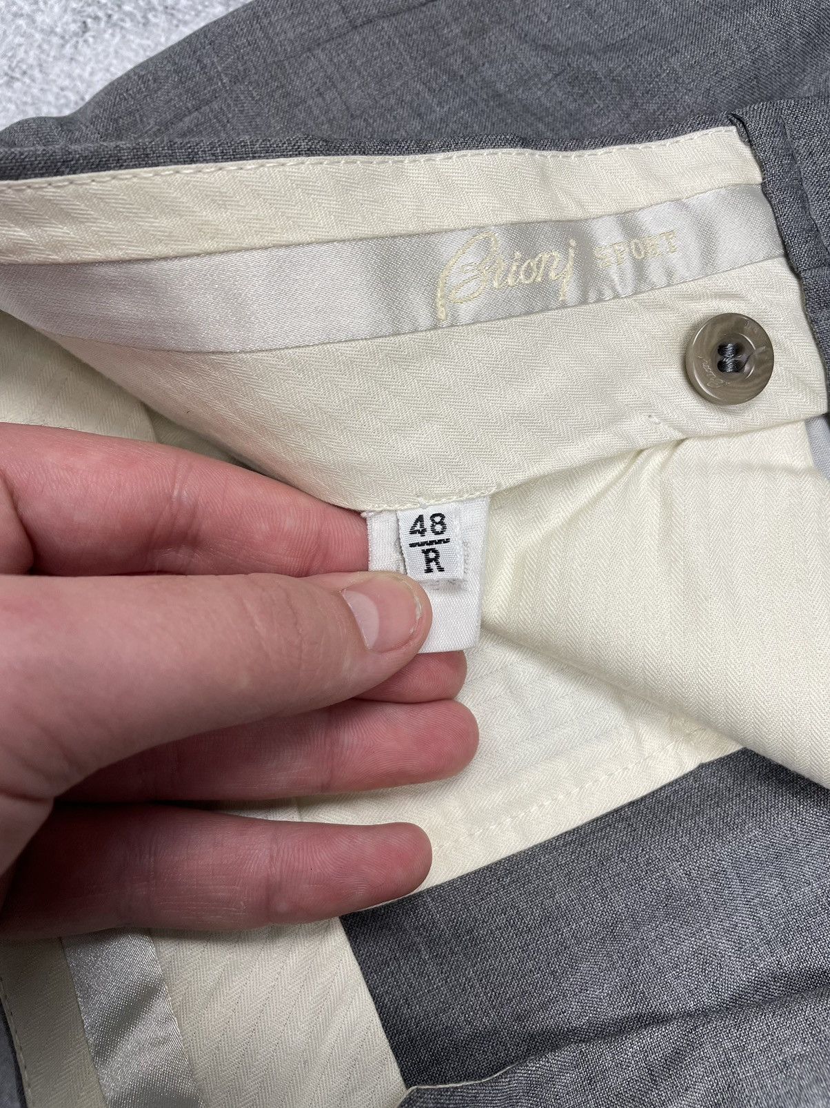 Brioni Brioni sport Pants Wool Italian Designers Vintage Luxury Size US 32 / EU 48 - 8 Thumbnail