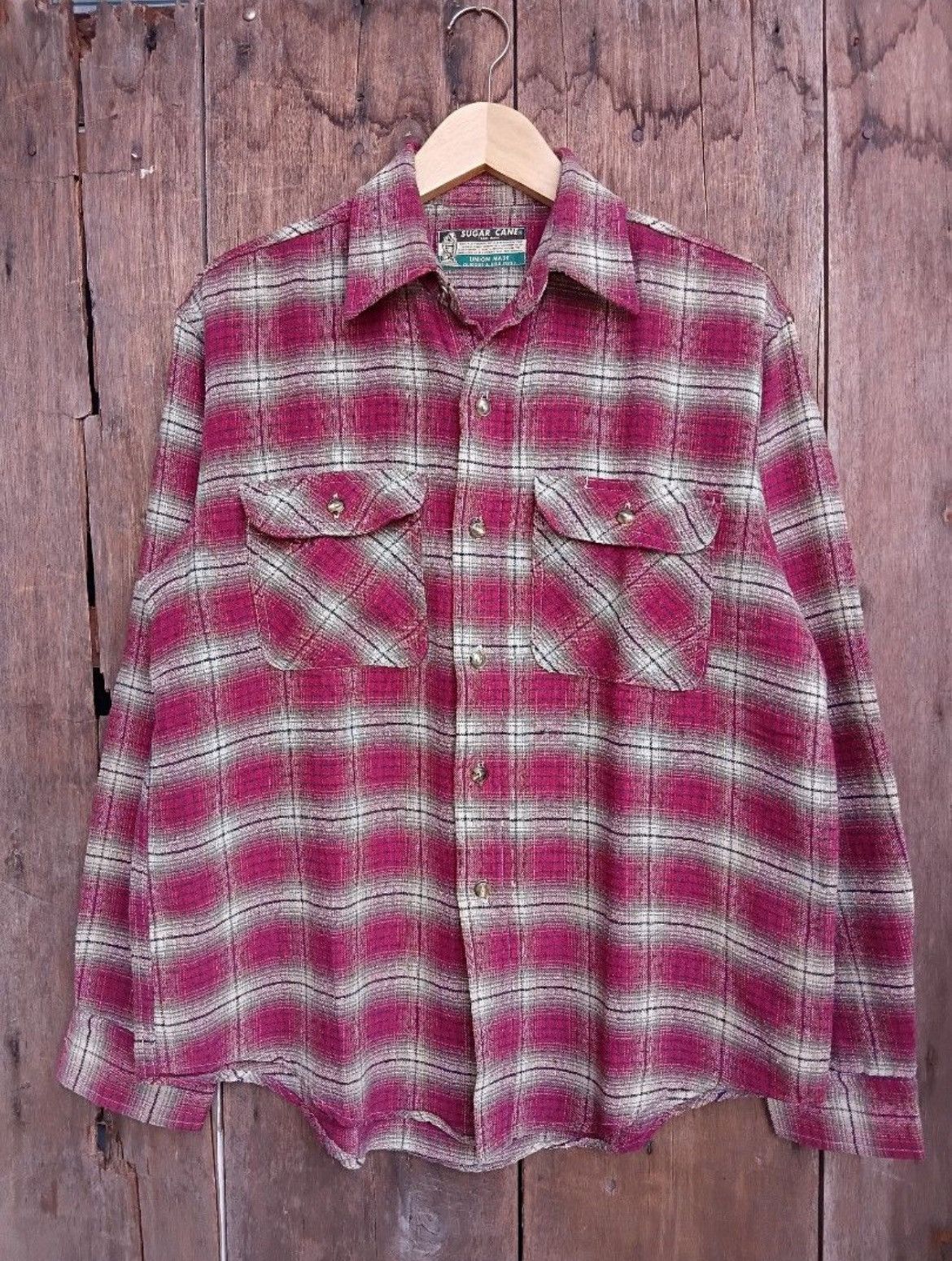 Sugar Cane Sugarcane Flannel Veterano Shirt Size US L / EU 52-54 / 3 - 2 Thumbnail