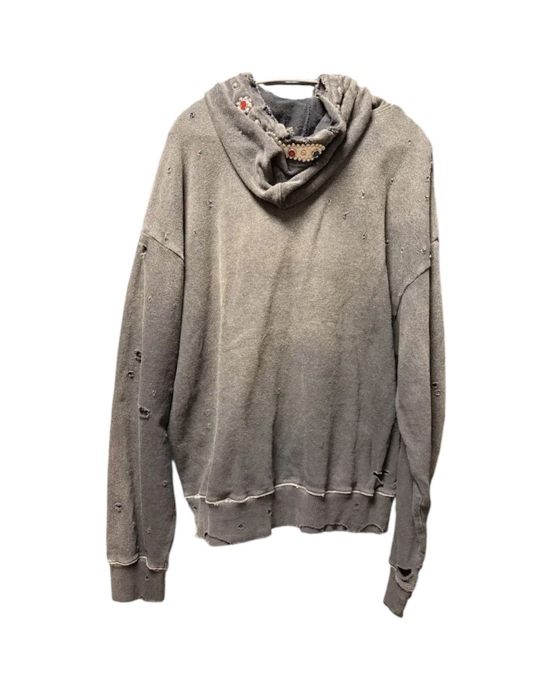 Kapital Kapital Gemstone Distressed Hoodie Size US XL / EU 56 / 4 - 2 Thumbnail