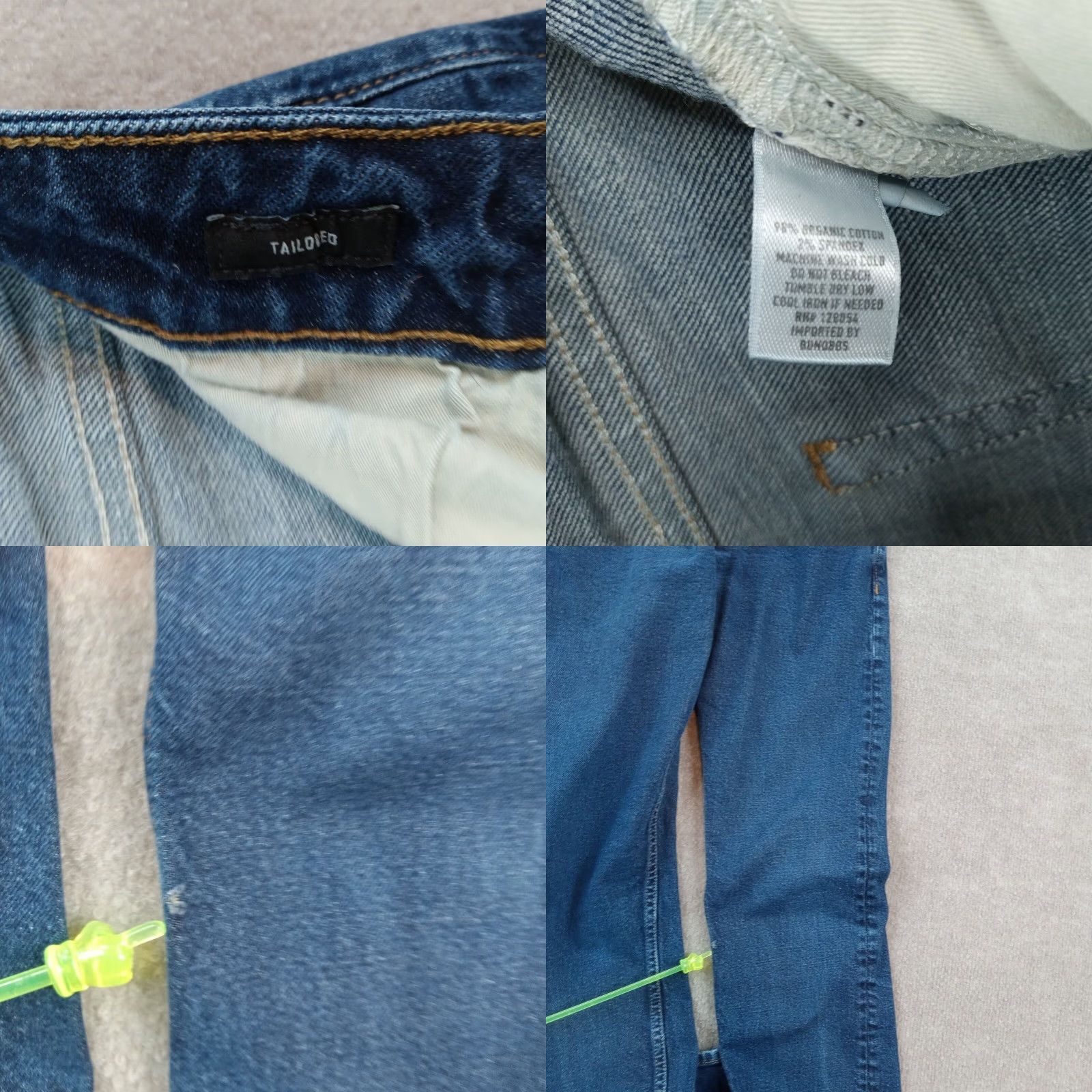 Bonobos Bonobos Jeans Mens 30x32 (30x30 Actual) Blue Skinny Tailored Stretch Casual Size US 30 / EU 46 - 8 Thumbnail