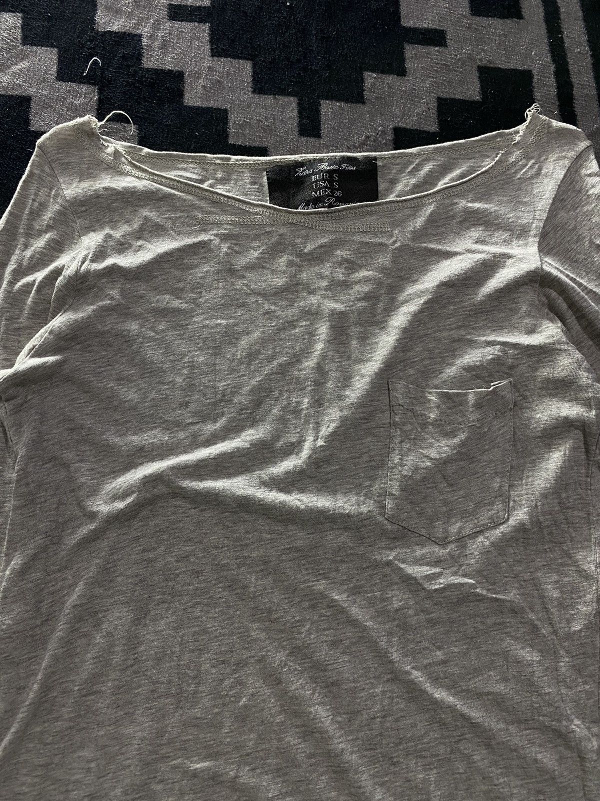 Beauty Beast Vintage zara pocket distressed longsleeve tshirts Size US S / EU 44-46 / 1 - 3 Thumbnail