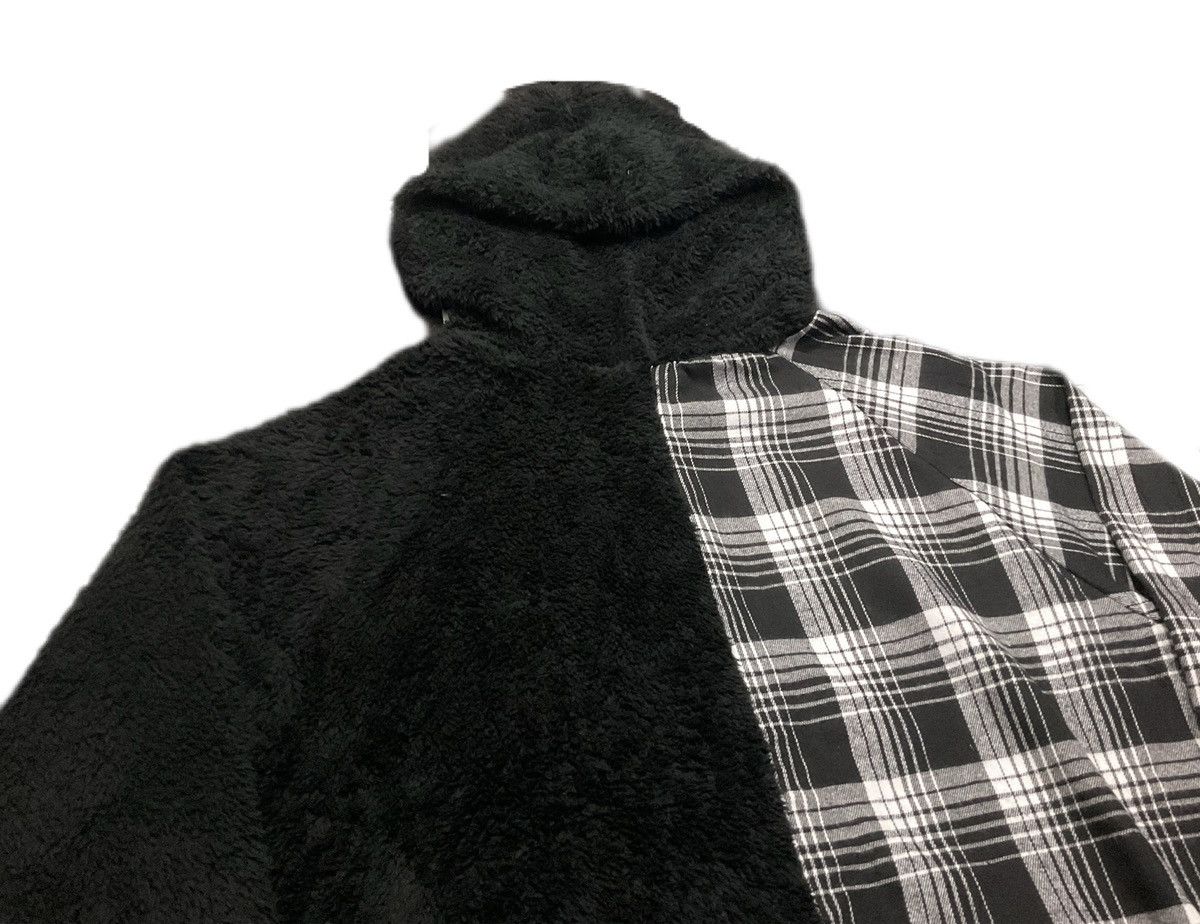 Hysteric Glamour × If Six Was Nine × Le Grande Bleu (L.G.B.) 🔥 Japanese Split Hoodie Flannel Faux Fur Lgb Style Size US XL / EU 56 / 4 - 4 Thumbnail