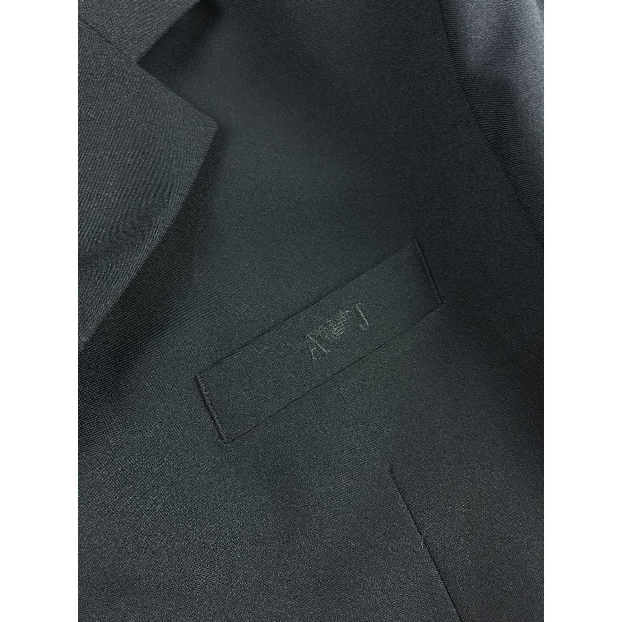 Armani × Emporio Armani × Giorgio Armani Armani Jeans Mens Black Blazer Size 50 S Made In Italy Size 50S - 6 Thumbnail