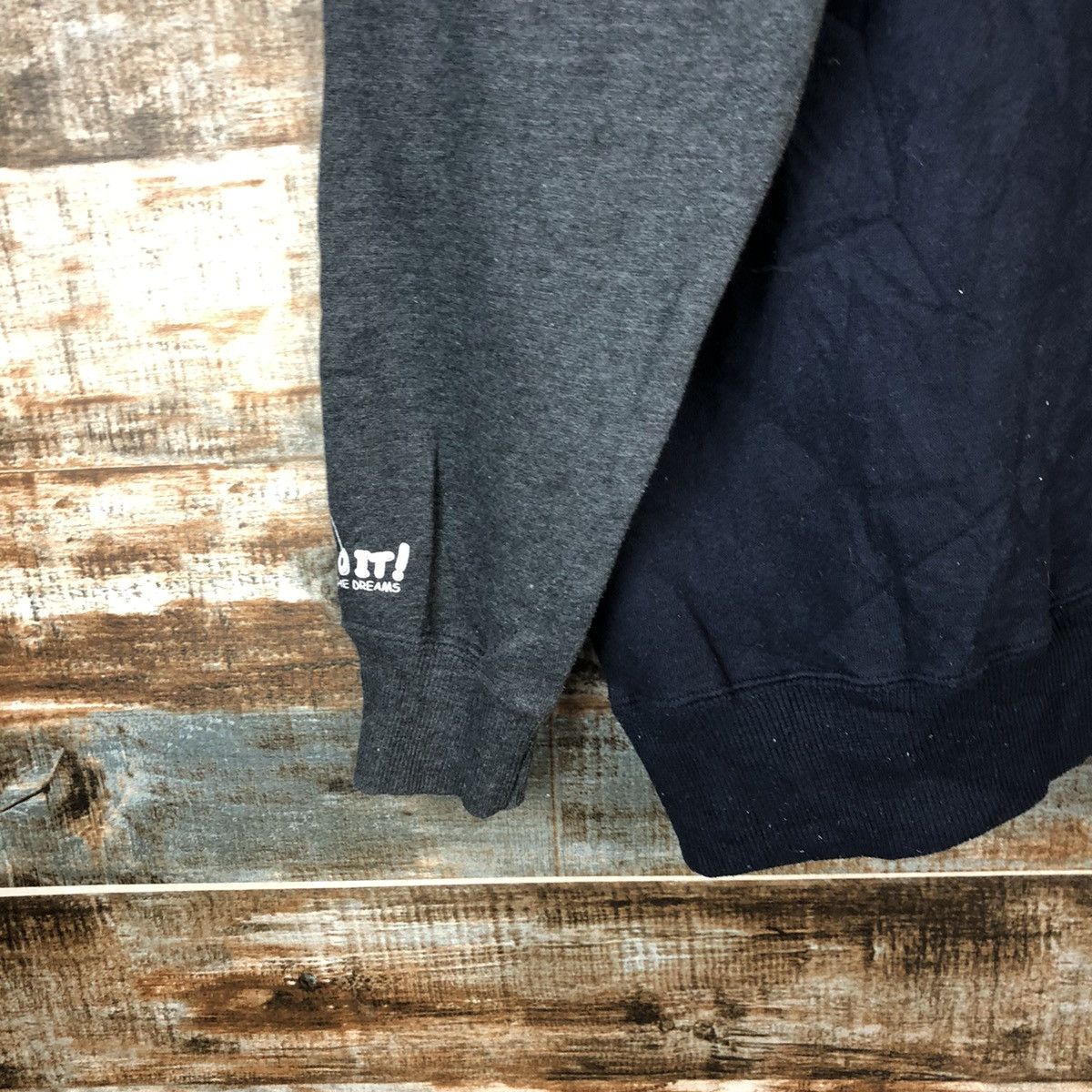 Japanese Brand Grass Hither Dark Blue Sweatshirt #A2035 Size US L / EU 52-54 / 3 - 17 Thumbnail