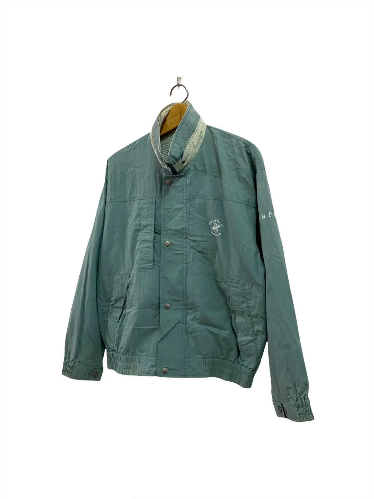 Beverly Hills Polo Club × Japanese Brand × Vintage Vtg Beverly Hills Polo Club MiniLogo Embroidery Ligh Jacket Size US L / EU 52-54 / 3 - 7 Thumbnail