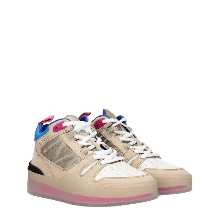 Moncler ob1o1e1124 Suede Sneakers in Multicolor Size US 6 / IT 36 - 2 Thumbnail