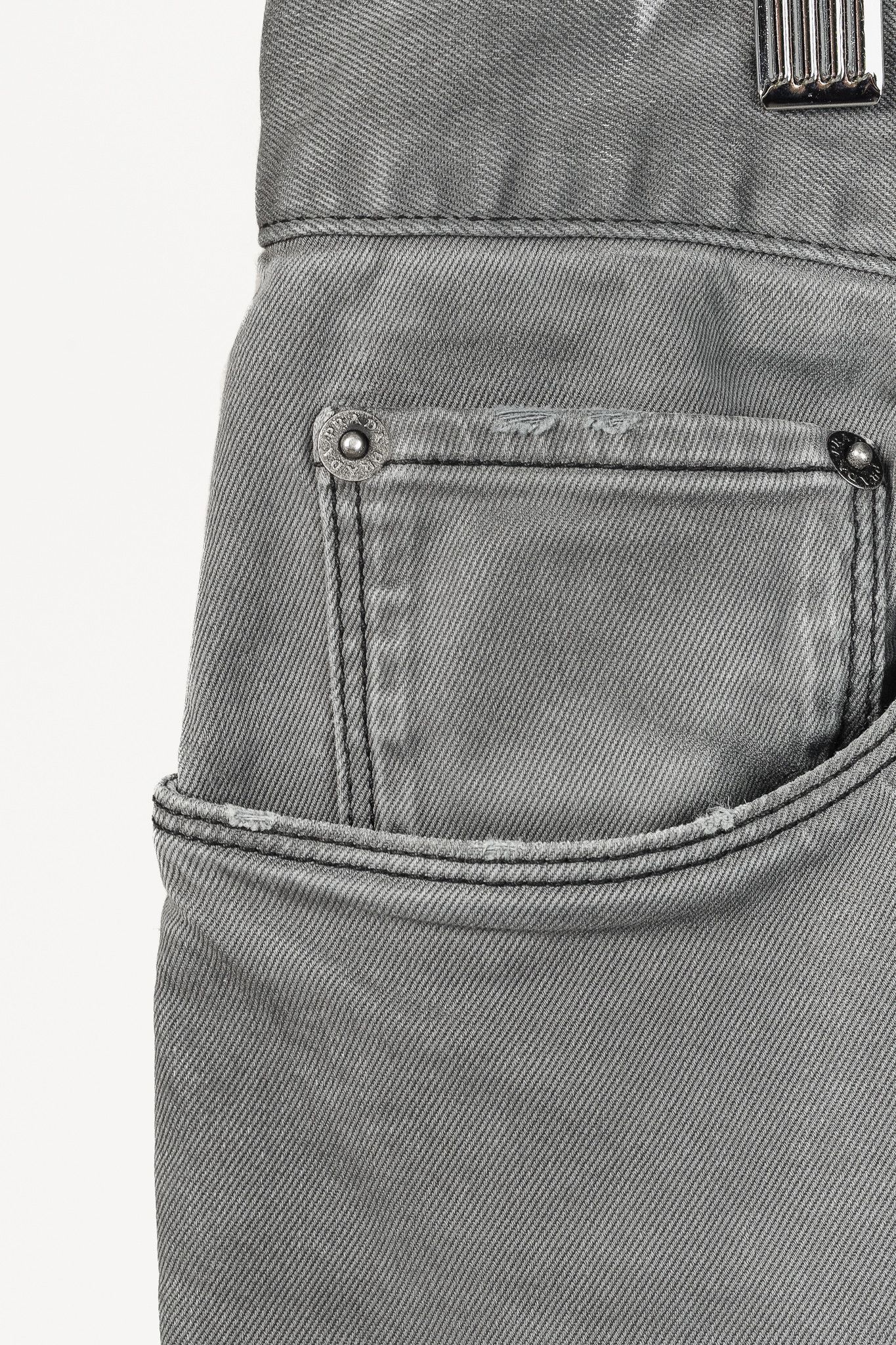 Prada Prada Dark-Grey-Wash Straight-Leg Jeans Size US 33 - 5 Thumbnail