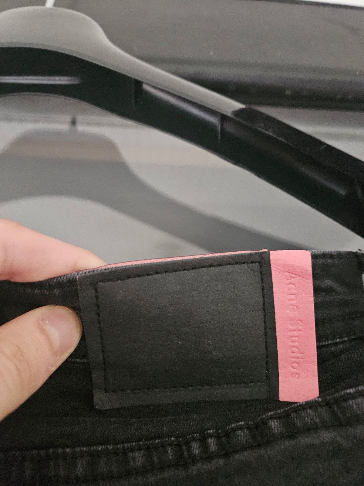 Acne Studios Blå Konst Peg Used Black Peg Denim Jeans Size US 27 - 4 Thumbnail