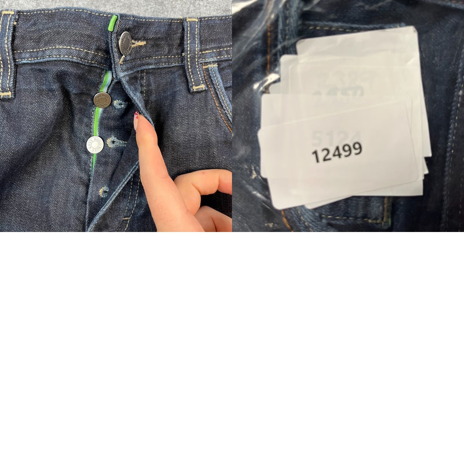Hugo Boss HUGO BOSS Jeans Denox Regular Tapered 32 32 Dark Wash Blue Stretch Label Mens Denim 5-Pocket Size US 32 / EU 48 - 9 Thumbnail