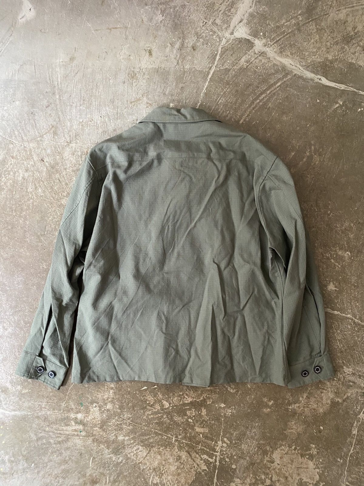 Japanese Brand Dairiku Wool Ripstop Military Fatigue Jacket Kapital Visvim Size US XL / EU 56 / 4 - 7 Thumbnail