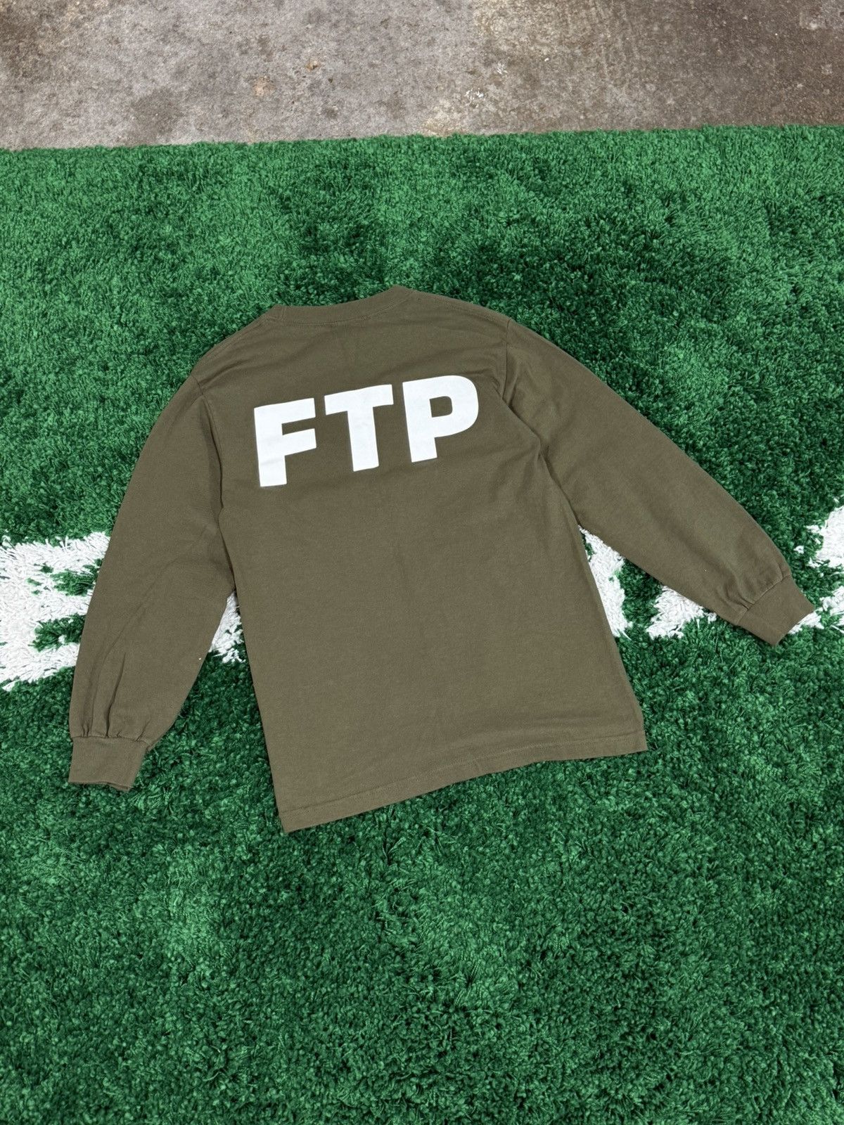 Fuck The Population Fuck The Population FTP Logo L/S Tee Olive Green FW20 Small Size US S / EU 44-46 / 1 - 1 Thumbnail