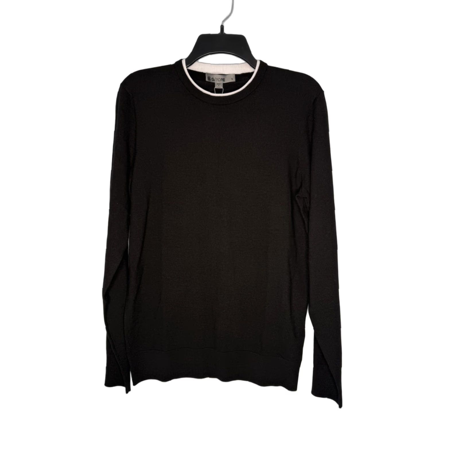 G/FORE G/Fore Pullover Sweater V-Neck Black S Wool Polyester Golf NWT Small Men Size US S / EU 44-46 / 1 - 1 Thumbnail