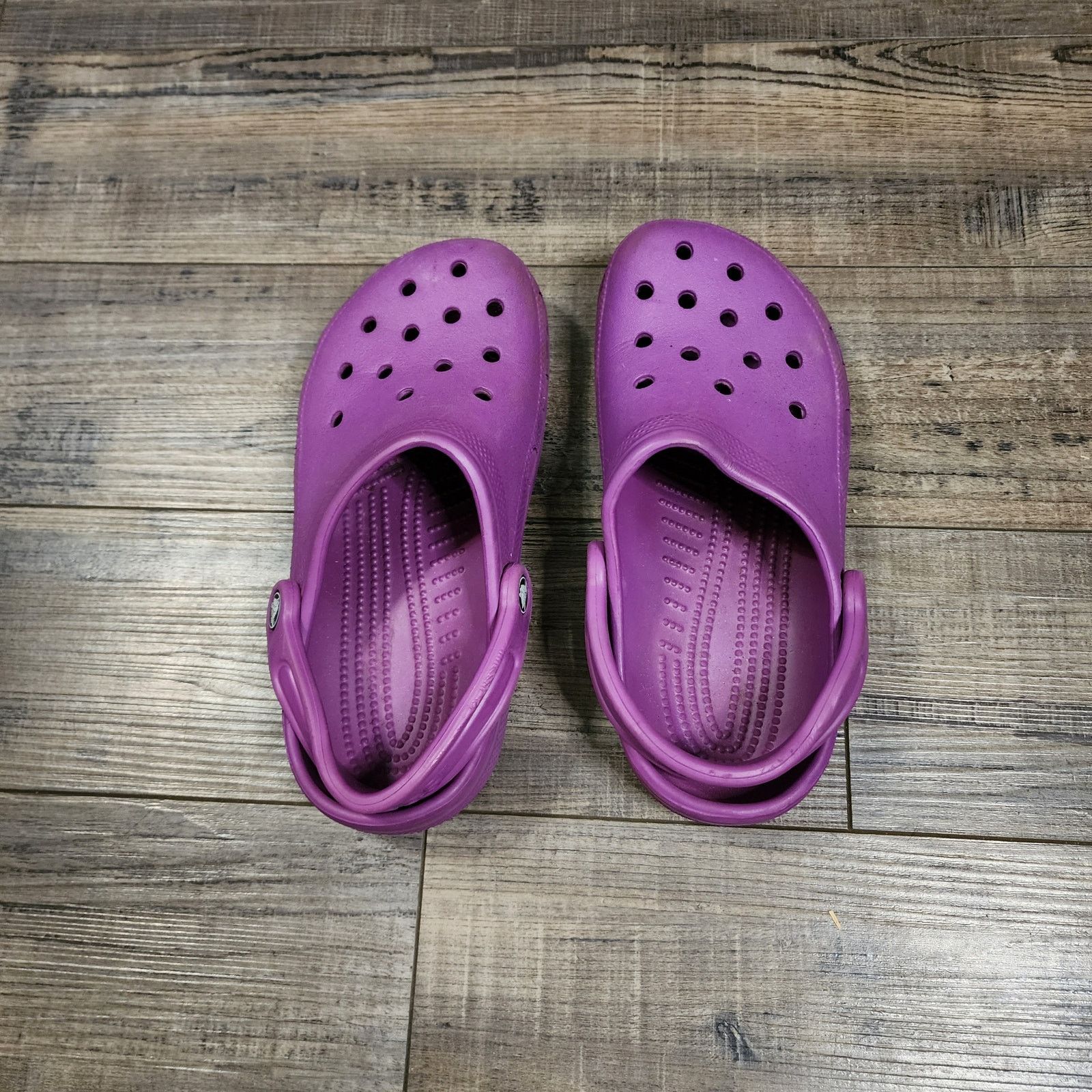 Crocs Purple Crocs Pre-owned Men 5 Women 7 SH1 Size US 7 / IT 37 - 1 Thumbnail