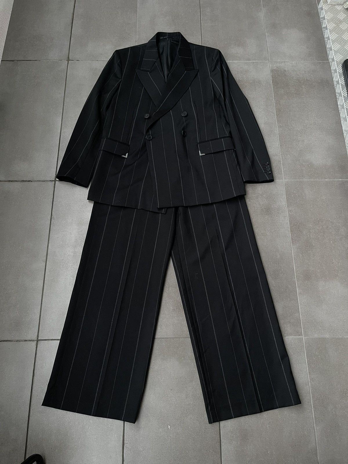 Han Kjobenhavn !DS! AW22 Han Kjobenhavn Boxy Suit Stripped Blazer Size 38R - 16 Thumbnail