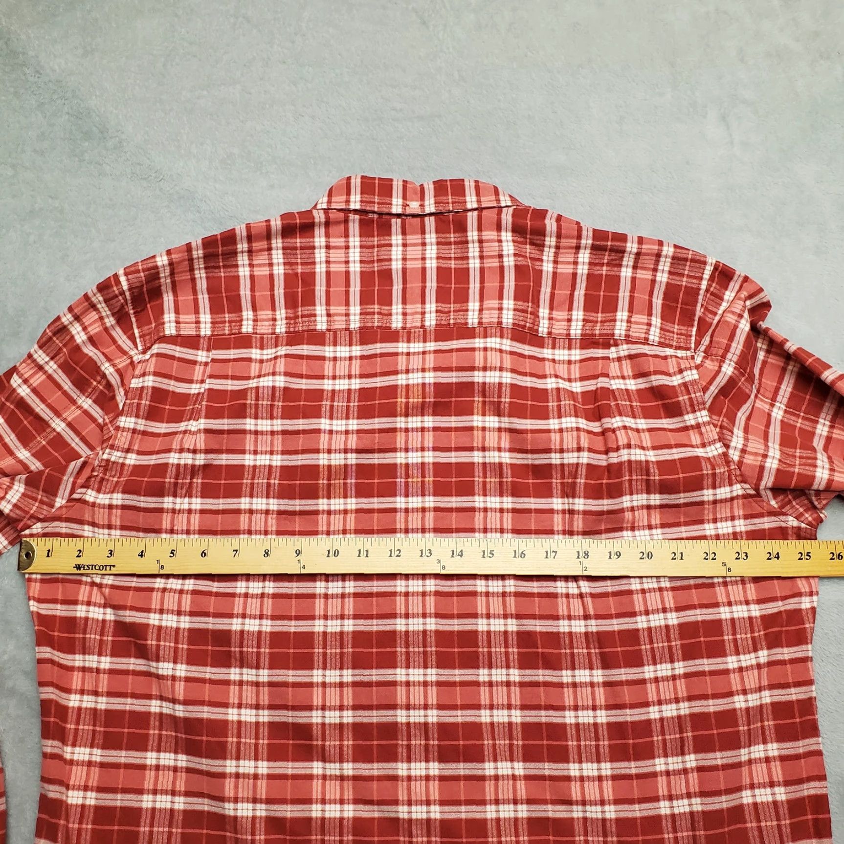 Vintage LL Bean Shirt Mens Large Red Plaid Twill Traditional Fit Long Sleeve Button Down Size US L / EU 52-54 / 3 - 7 Thumbnail