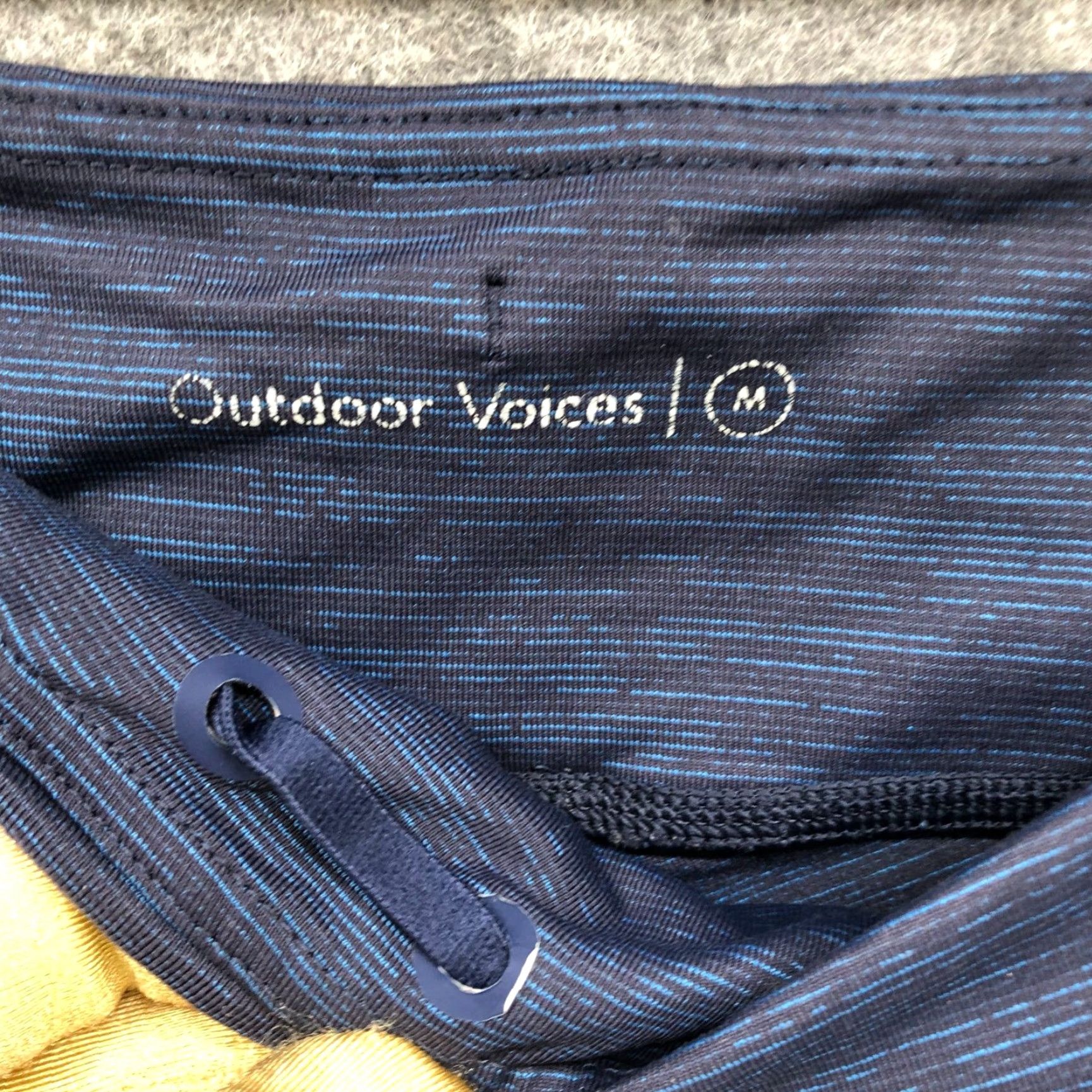 Outdoor Voices VINTAGE Outdoor Voices Leggings Womens M Cropped Space Blue Yoga Gym Size 32" / US 10 / IT 46 - 5 Thumbnail