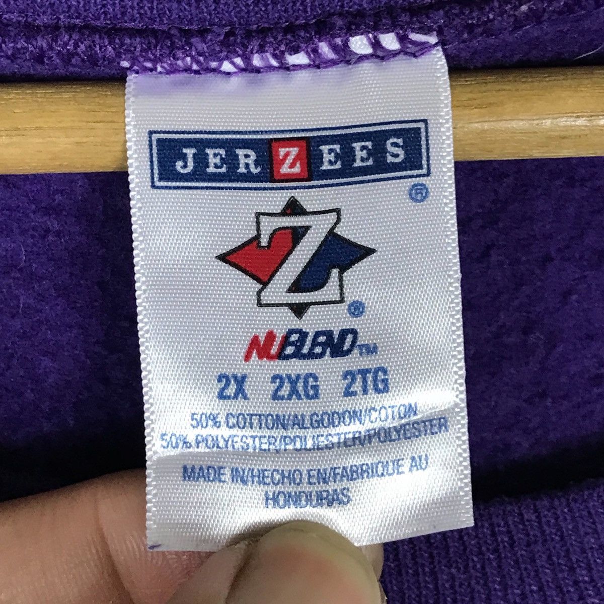 Jerzees Vintage Jerzees Sin City Party Girl Pullover Jumper Size US XXL / EU 58 / 5 - 5 Thumbnail