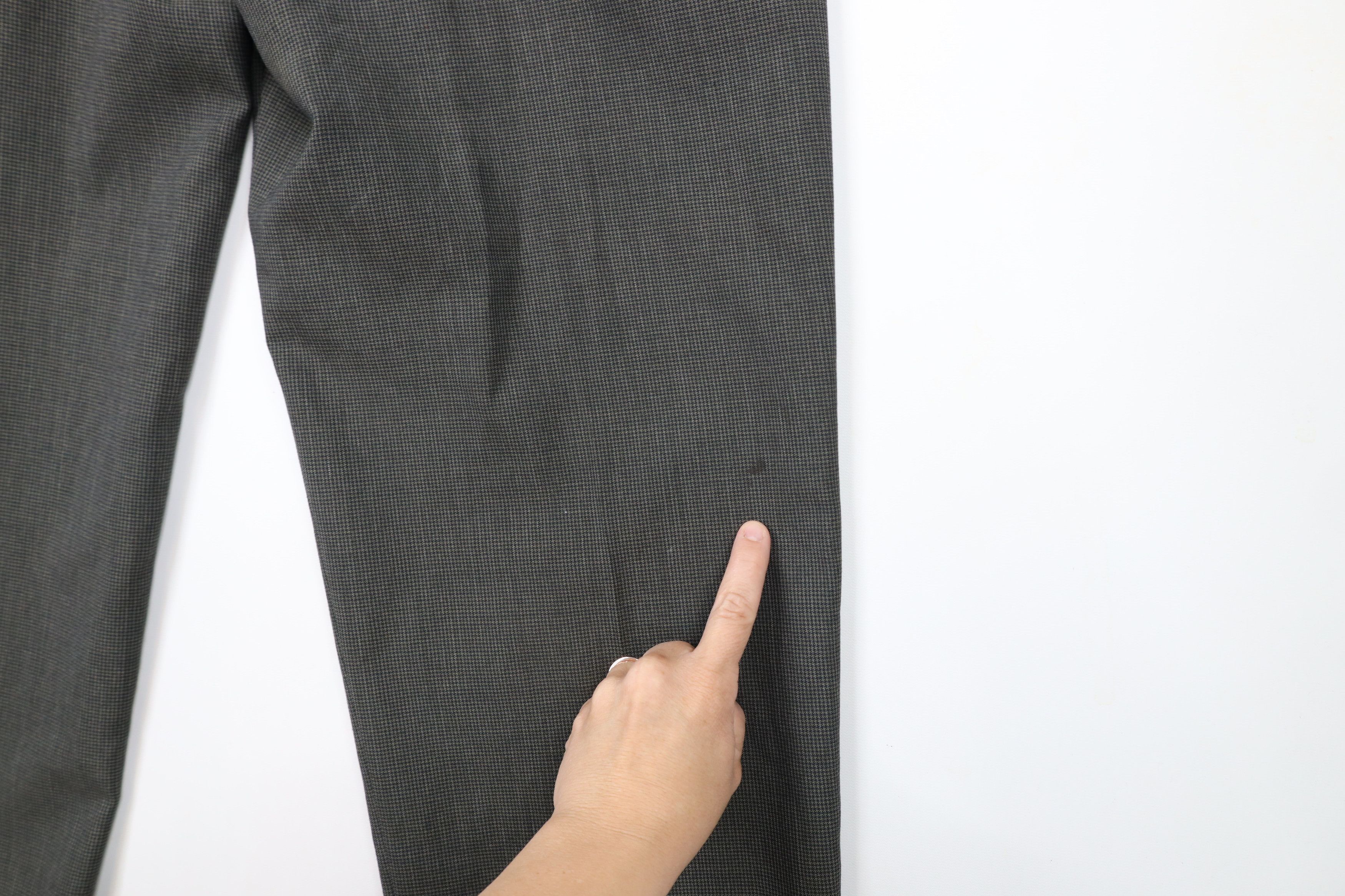 Vintage Vintage 90s Wimbledon Tennis Cuffed Chino Pants Houndstooth Size US 34 / EU 50 - 12 Thumbnail