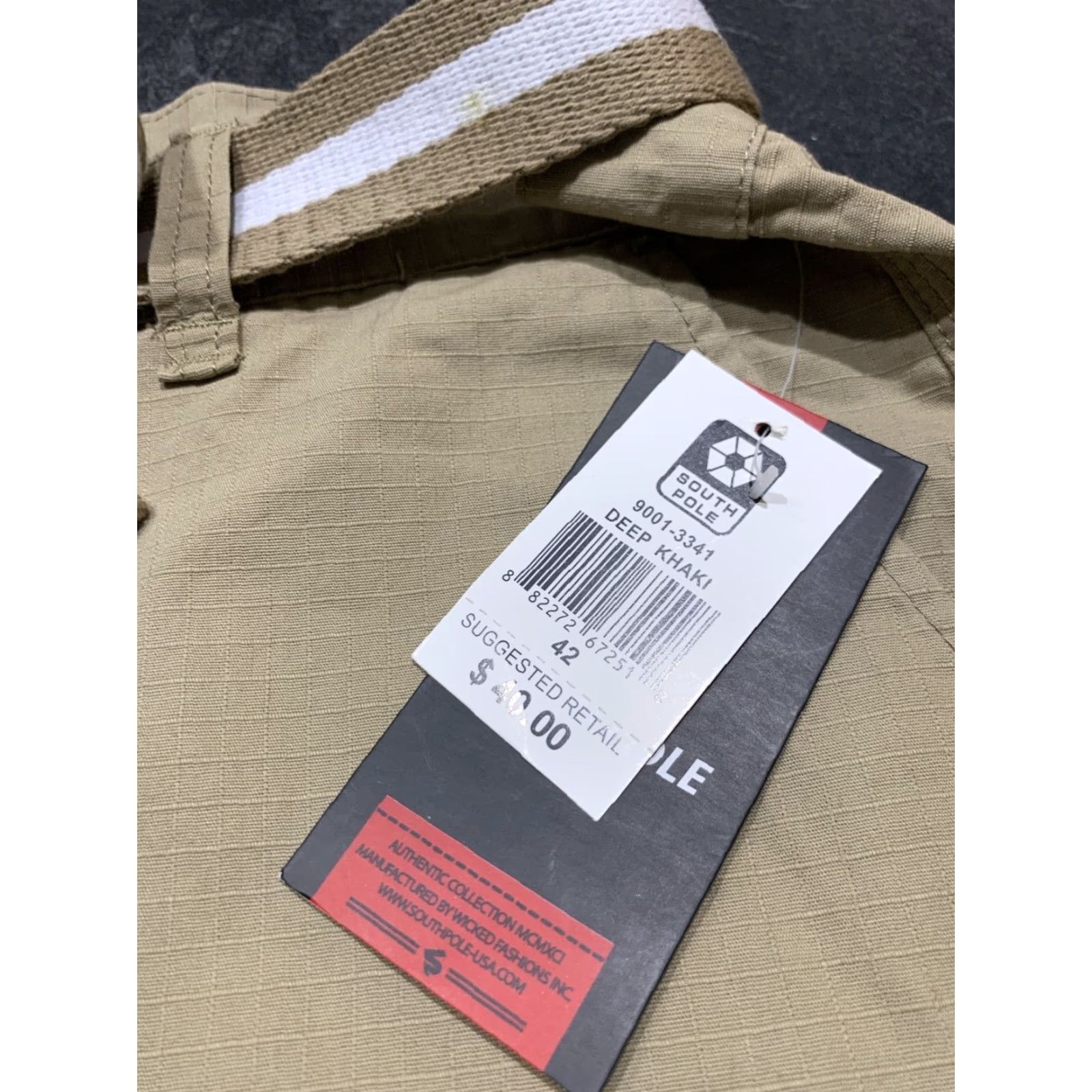 Southpole VINTAGE Southpole Men's Shorts Cargo Utility Cotton Canvas 42 Black Skater Cargo Pockets Fall Summer Outdoor Size US 42 / EU 58 - 3 Thumbnail