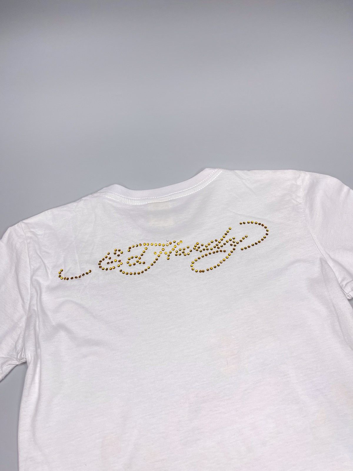 Ed Hardy × Vintage Vintage Y2k Ed Hardy Love Kills Slowly Tee Skull Size S / US 4 / IT 40 - 8 Thumbnail