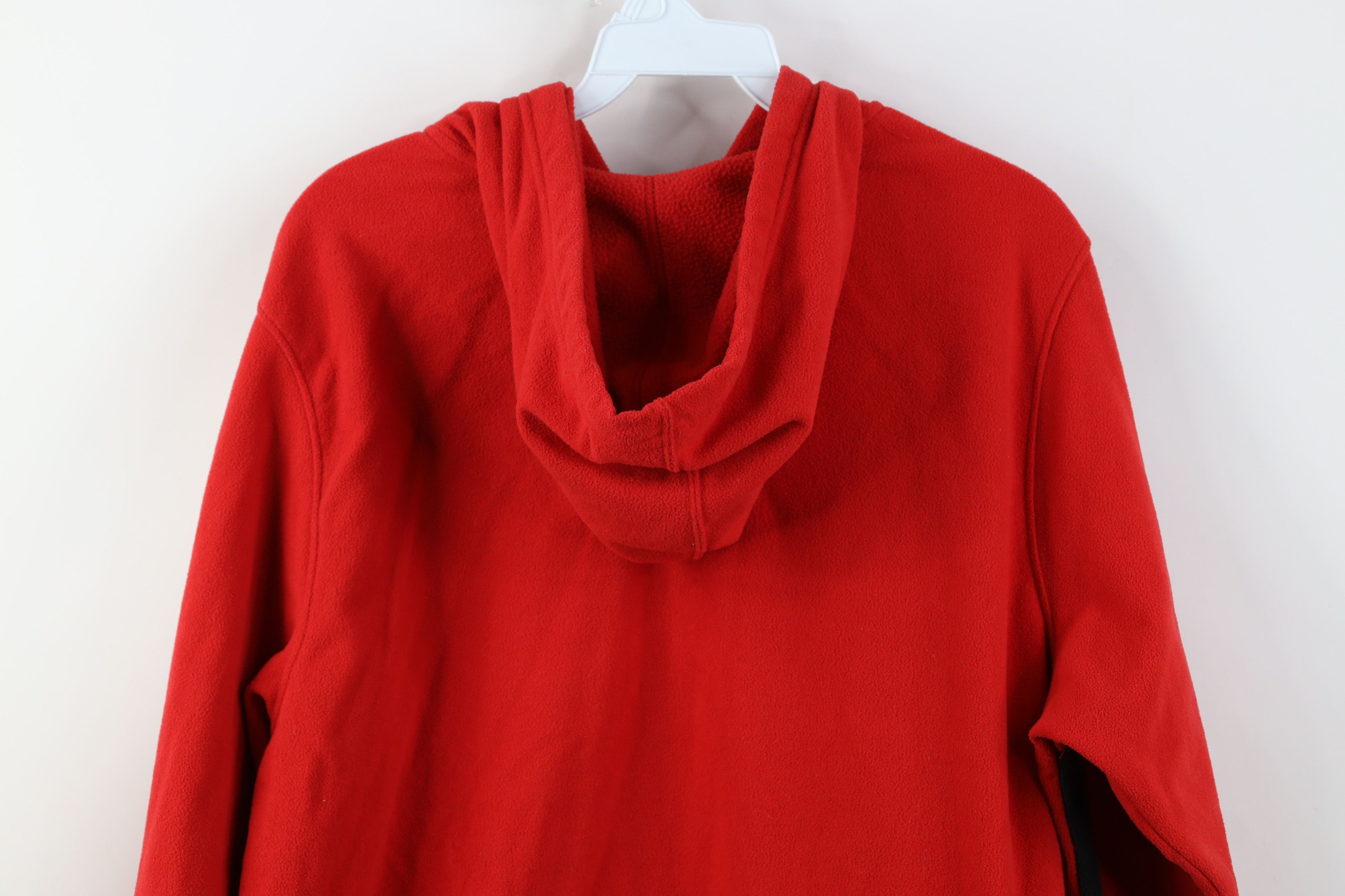 Nike Vintage Y2K Nike Mini Swoosh Fleece Hoodie Sweatshirt Red Size US S / EU 44-46 / 1 - 14 Thumbnail