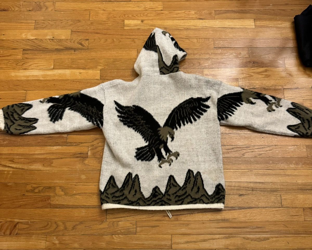 Vintage Ecuadorian EAGLE HANDMADE SWEATER Size US M / EU 48-50 / 2 - 2 Thumbnail