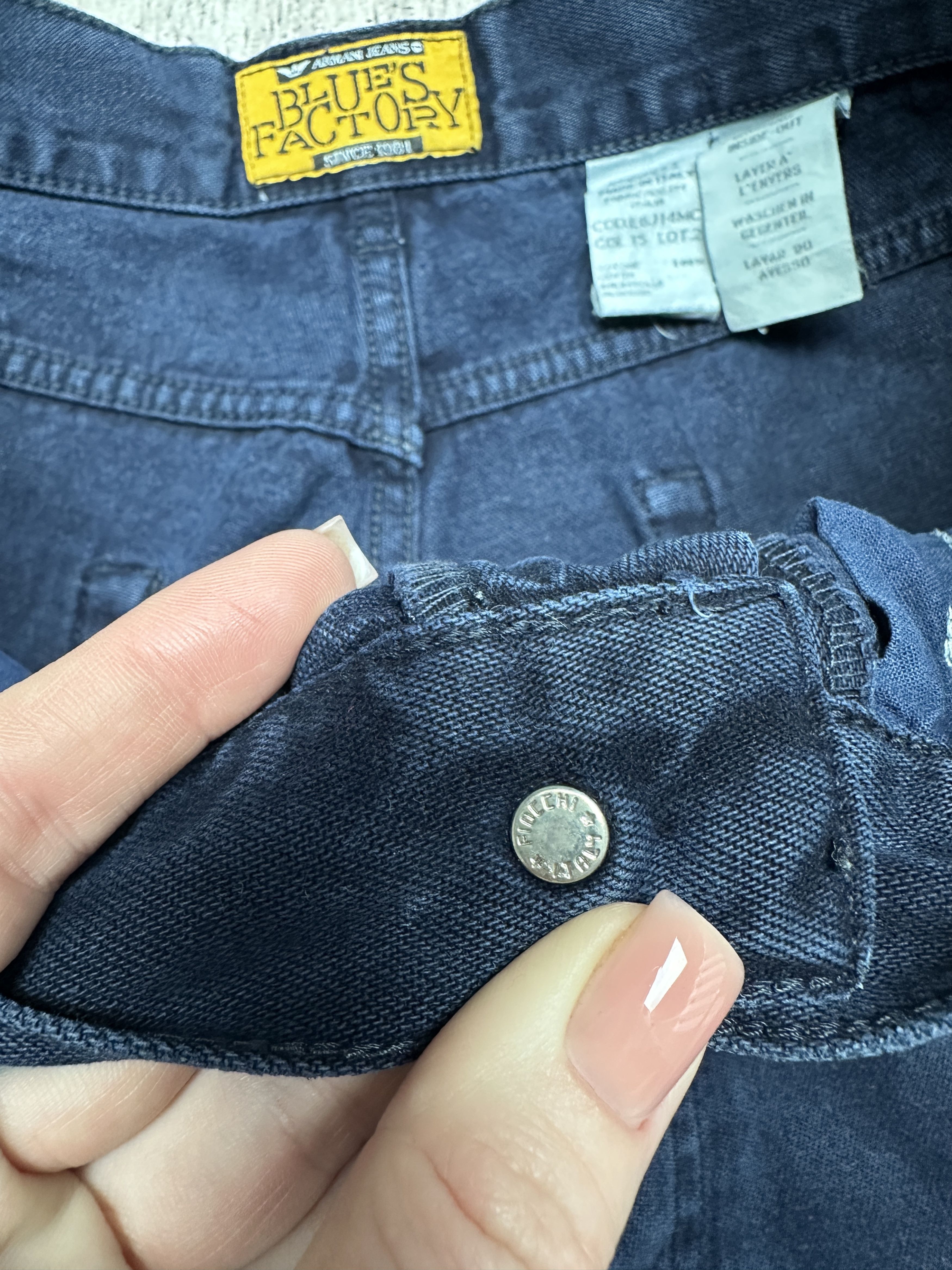 Armani Armani Jeans 90s Vintage Mens Denim Pants Jeans Size US 32 / EU 48 - 9 Thumbnail
