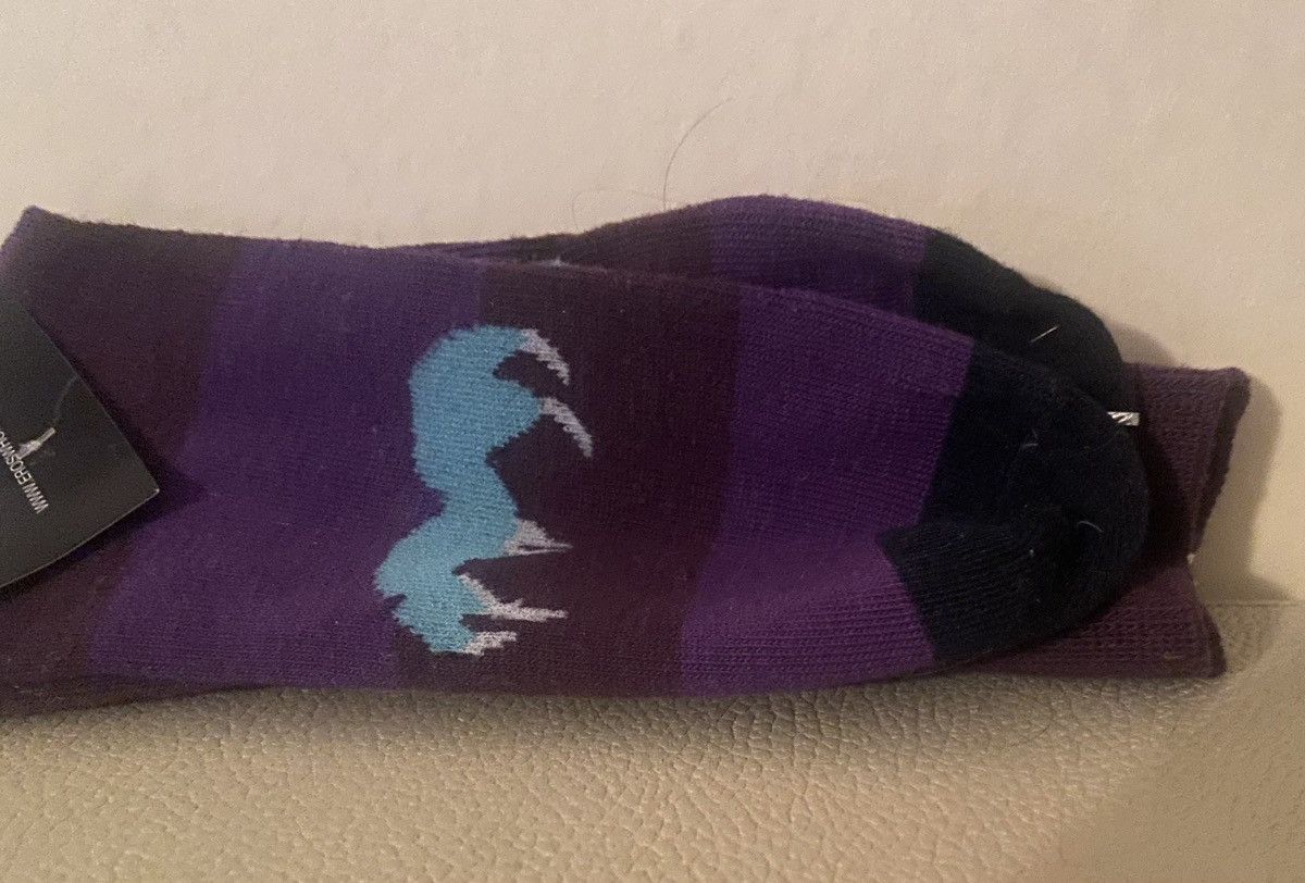 Other Nwt purple and blue monster Eros socks size 6-12 Size ONE SIZE - 2 Thumbnail