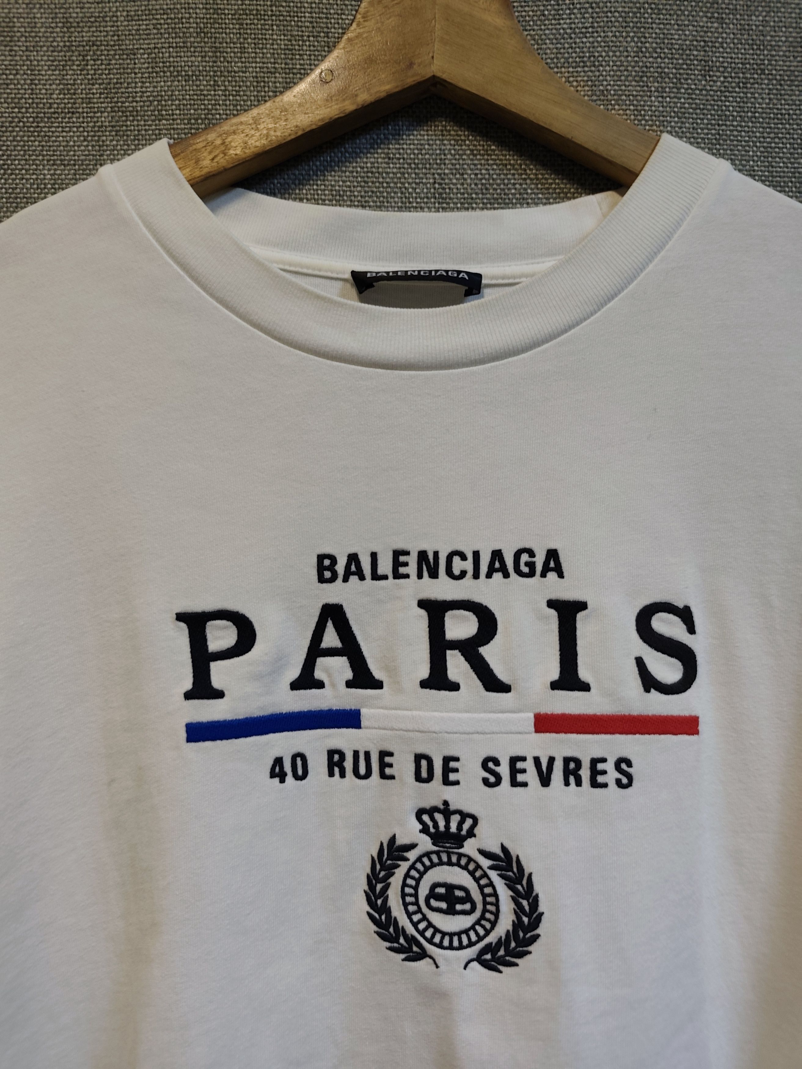 Balenciaga Balenciaga Paris Rue De Sevres Tee Size US L / EU 52-54 / 3 - 4 Thumbnail