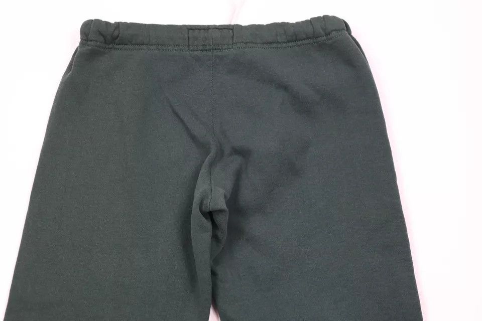 Vintage Vintage 90s Spell Out Rams Wide Leg Sweatpants Green USA Size 28" / US 6 / IT 42 - 9 Thumbnail