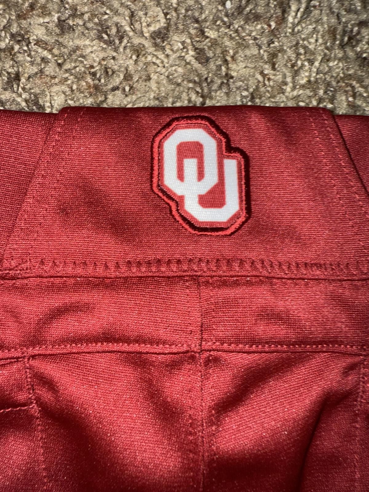 Nike Nike Men’s Team Issued Oklahoma Sooners Football Team Red Pants Sample Size US 32 / EU 48 - 6 Thumbnail