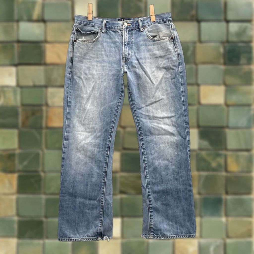 Gap VINTAGE Gap Bootcut Jeans Men's 33x27 Classic Rodeo Western Cowboy 90s Workwear Jeans Size US 33 - 1 Thumbnail