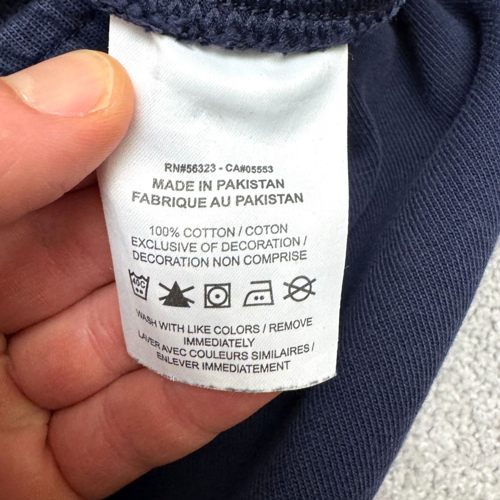 Nike Nike Jogger Sweatpants Mens Large Navy Blue 100% Cotton Casual Activewear 32x26 Size US 33 - 6 Thumbnail