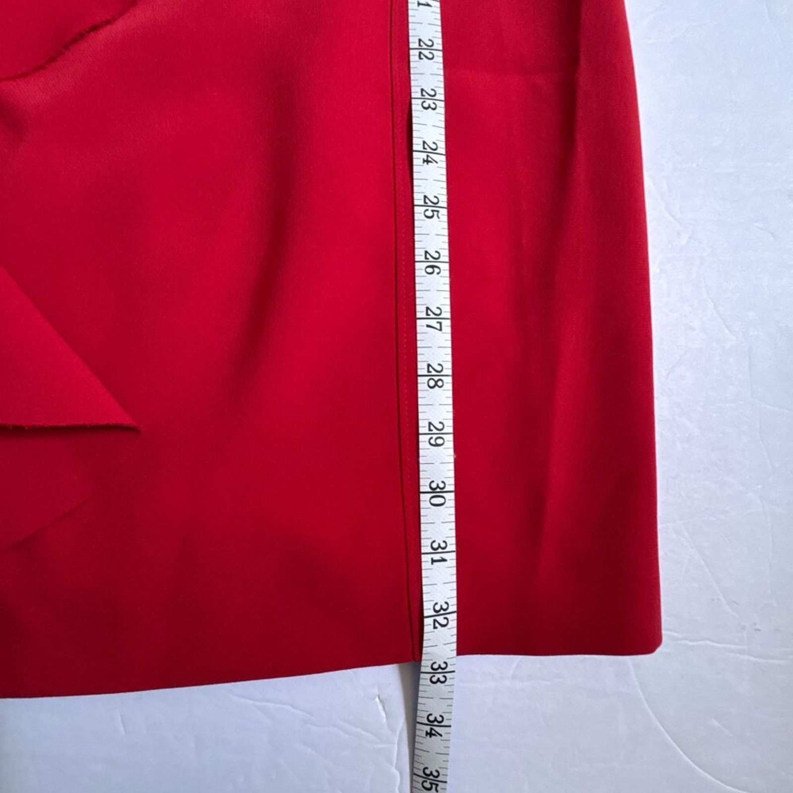 Cinq a Sept Cinq à Sept Kimberlin Ruffle Cascade Red Dress Size 4 Size S / US 4 / IT 40 - 16 Thumbnail