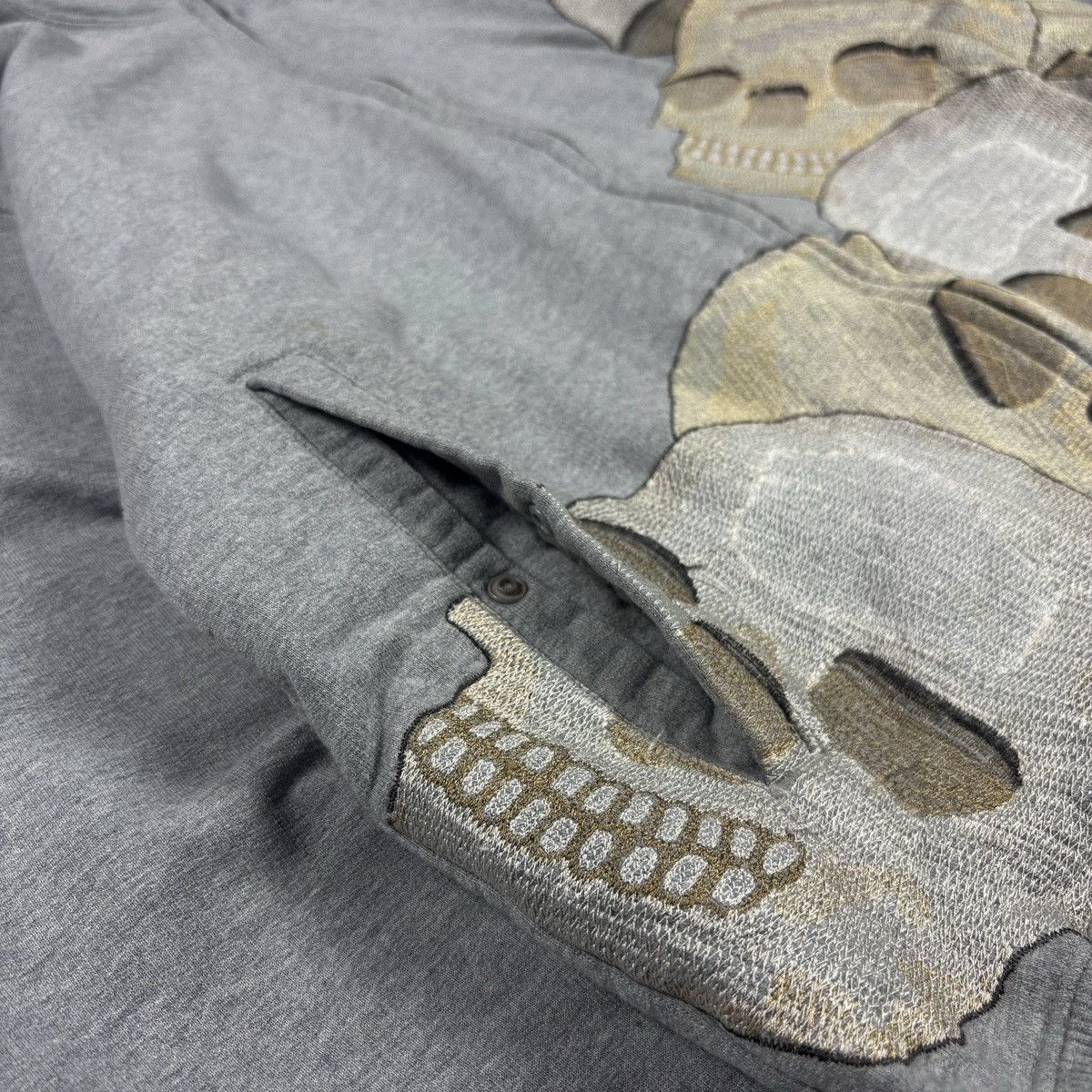 Maharishi Maharishi Skull Logo Zip Hoodie Vintage Size US M / EU 48-50 / 2 - 4 Thumbnail