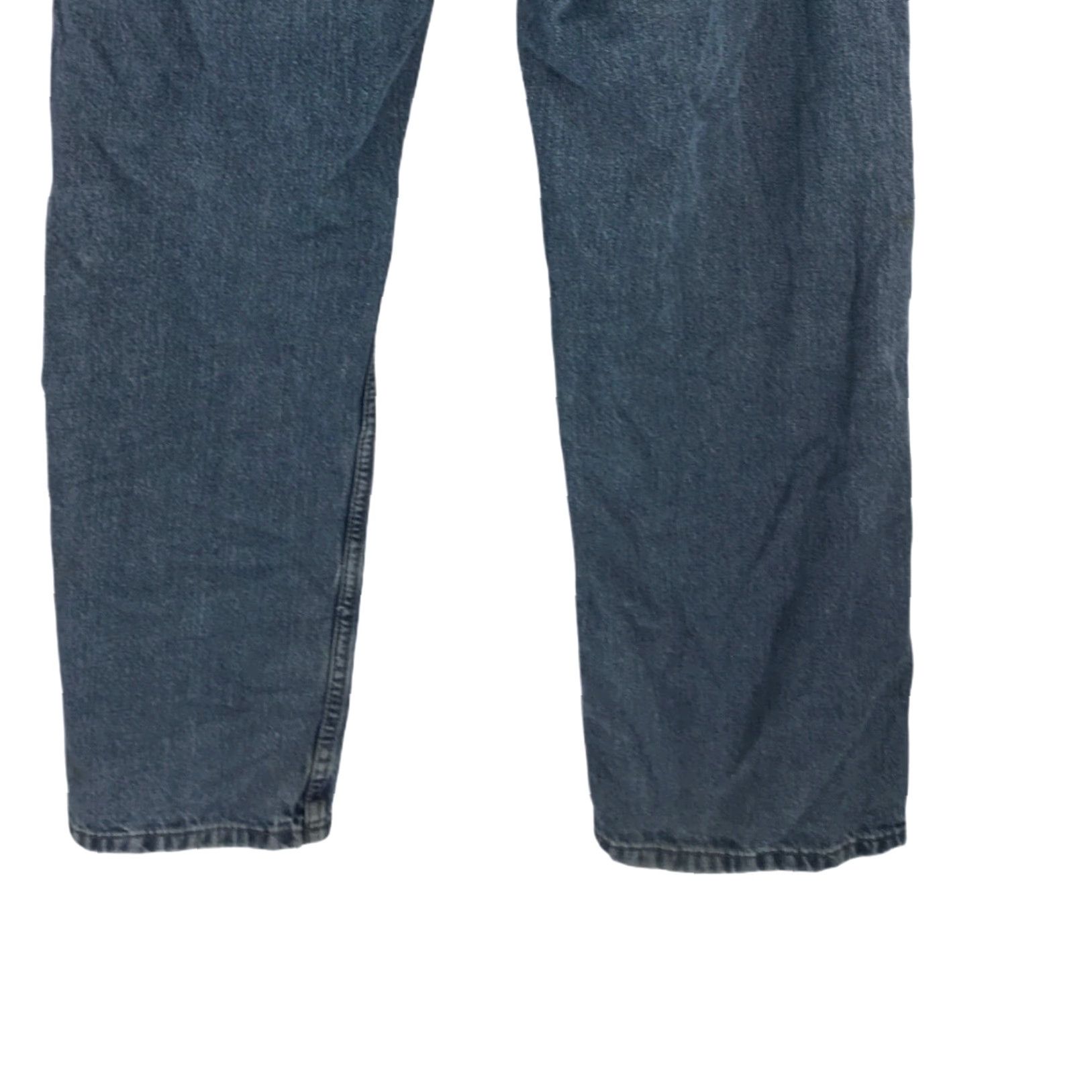 Levi's VINTAGE Levi's Signature Denim Jeans Straight 32x30 Blue 90s Metal Theme Mens Regular 32 Size US 32 / EU 48 - 6 Thumbnail
