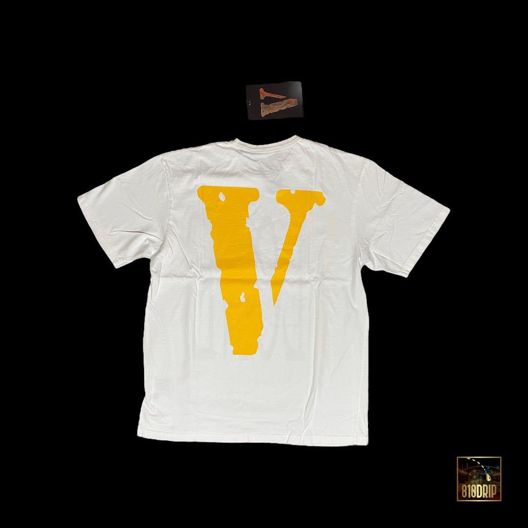 Vlone Vlone Yellow Staple Tee White (L) Size US L / EU 52-54 / 3 - 2 Thumbnail